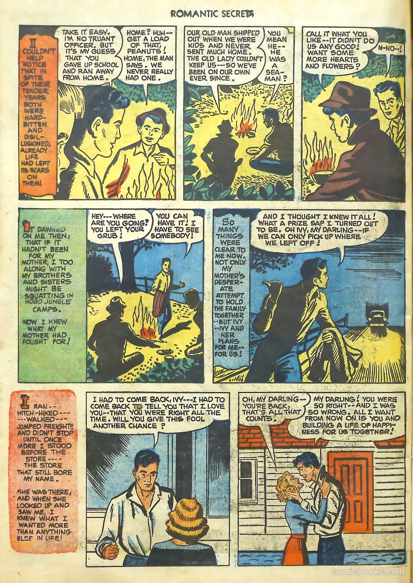 Romantic Secrets #22 (1951) — page 34 of 36