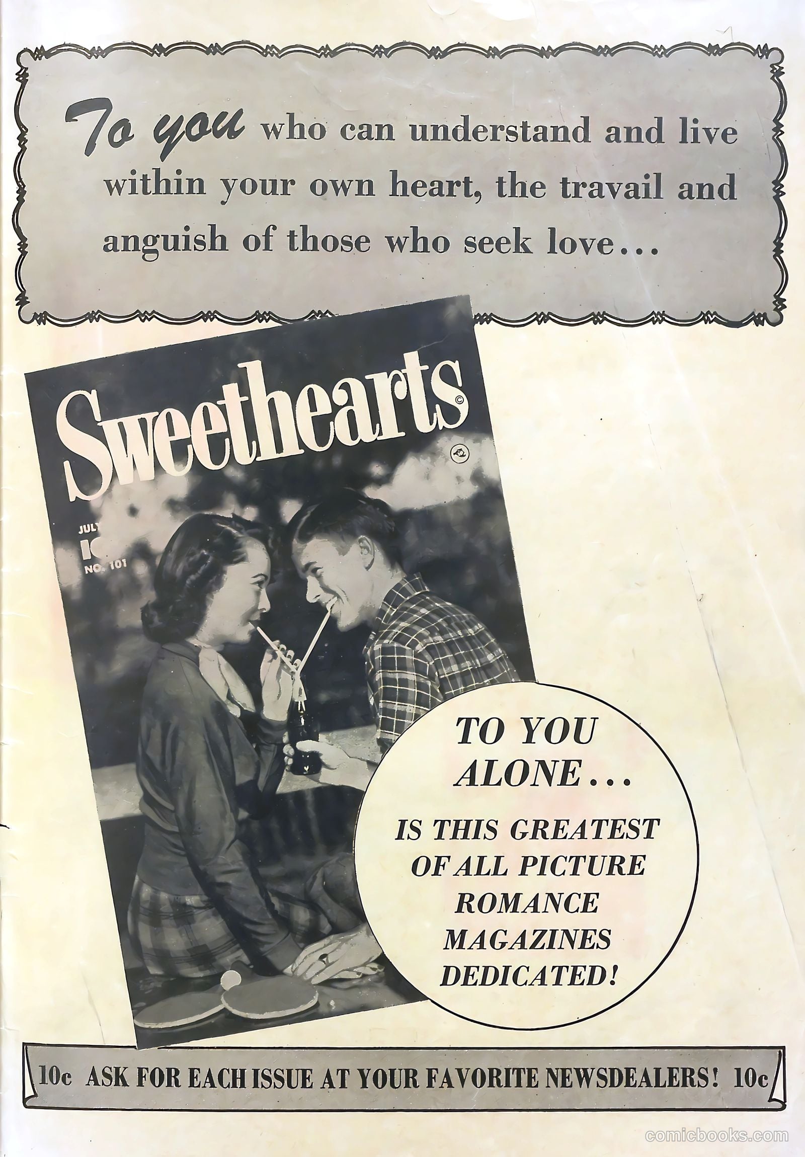 Romantic Secrets #22 (1951) — page 35 of 36