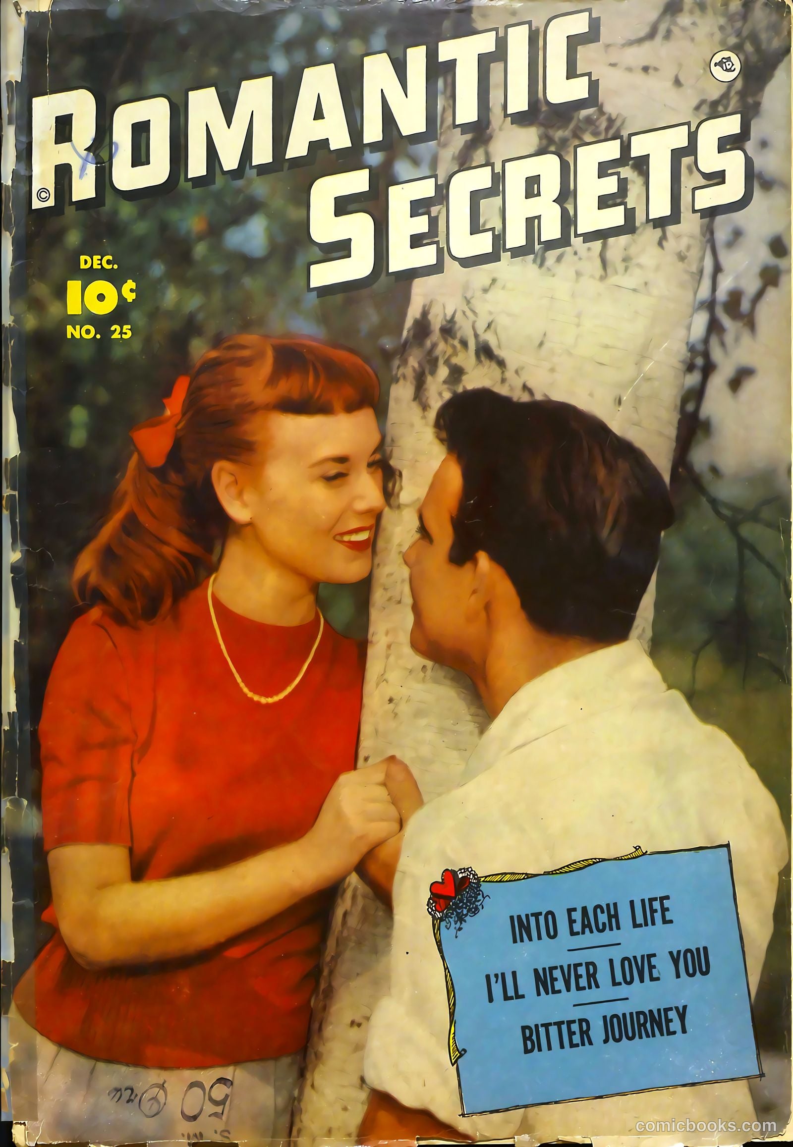 Romantic Secrets #25 cover