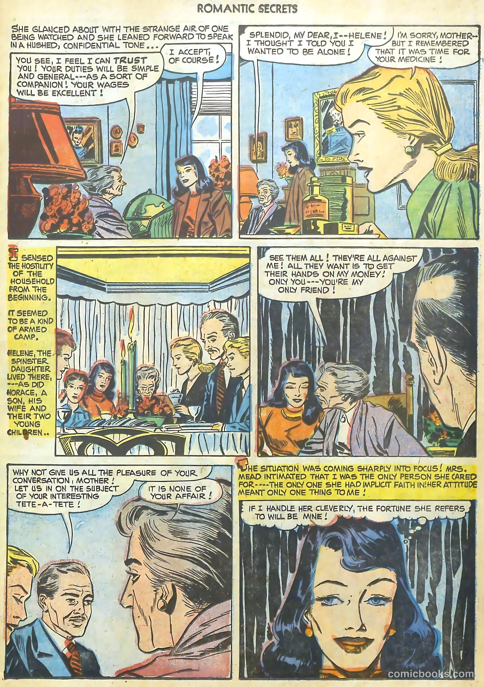 Romantic Secrets #25 (1951) — page 5 of 36