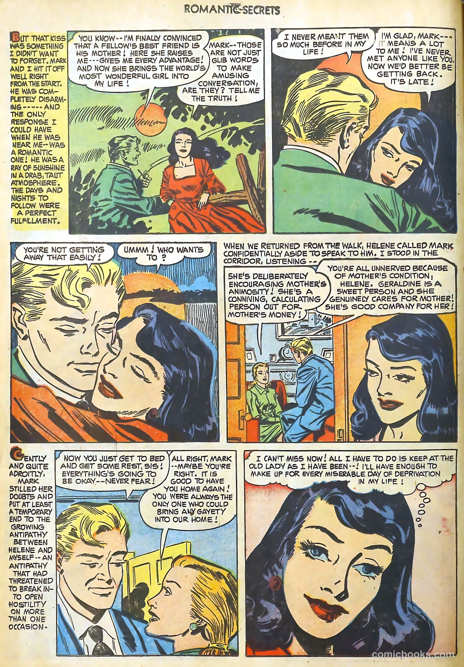 Romantic Secrets #25 (1951) — page 8 of 36