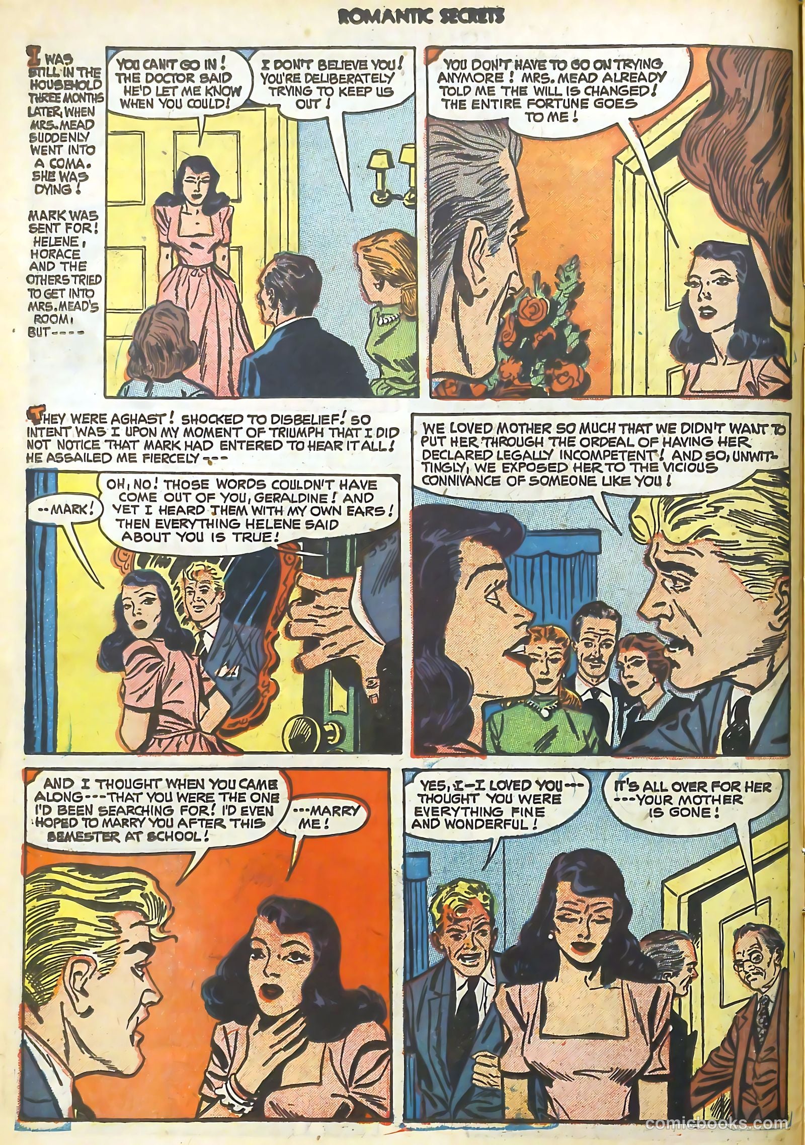 Romantic Secrets #25 (1951) — page 10 of 36
