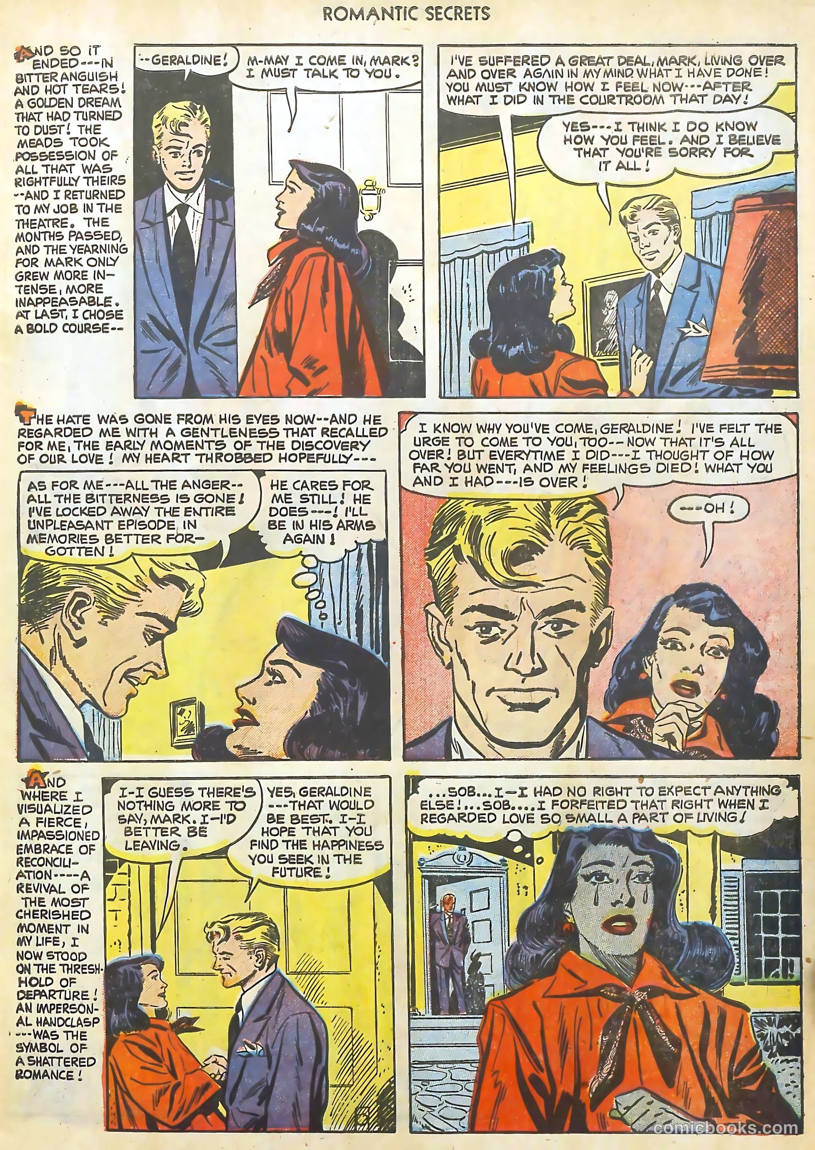 Romantic Secrets #25 (1951) — page 13 of 36