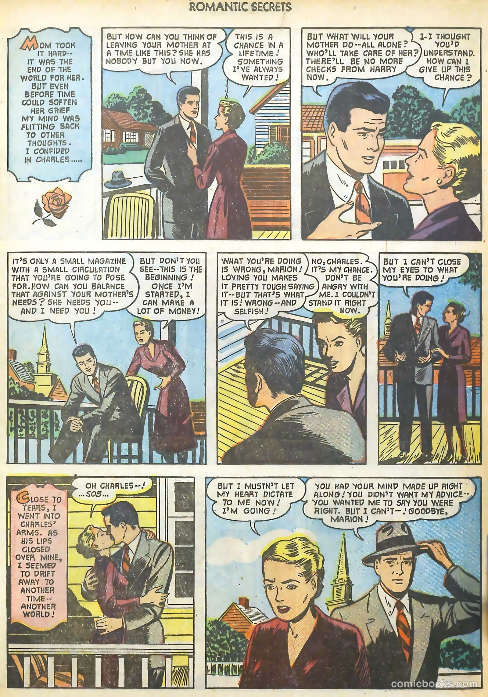 Romantic Secrets #25 (1951) — page 17 of 36