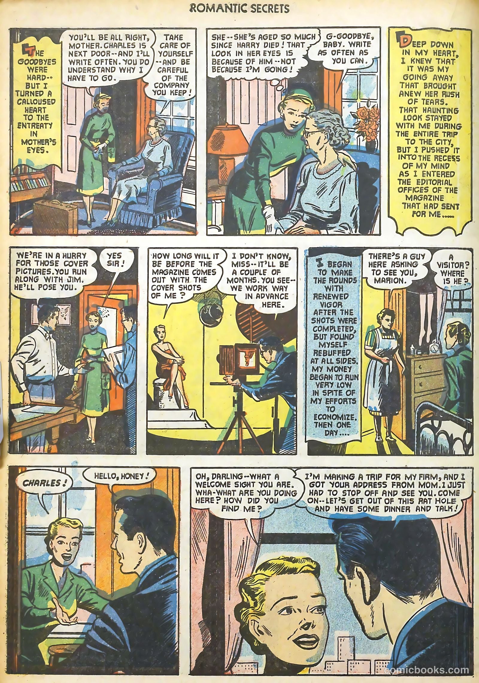 Romantic Secrets #25 (1951) — page 18 of 36
