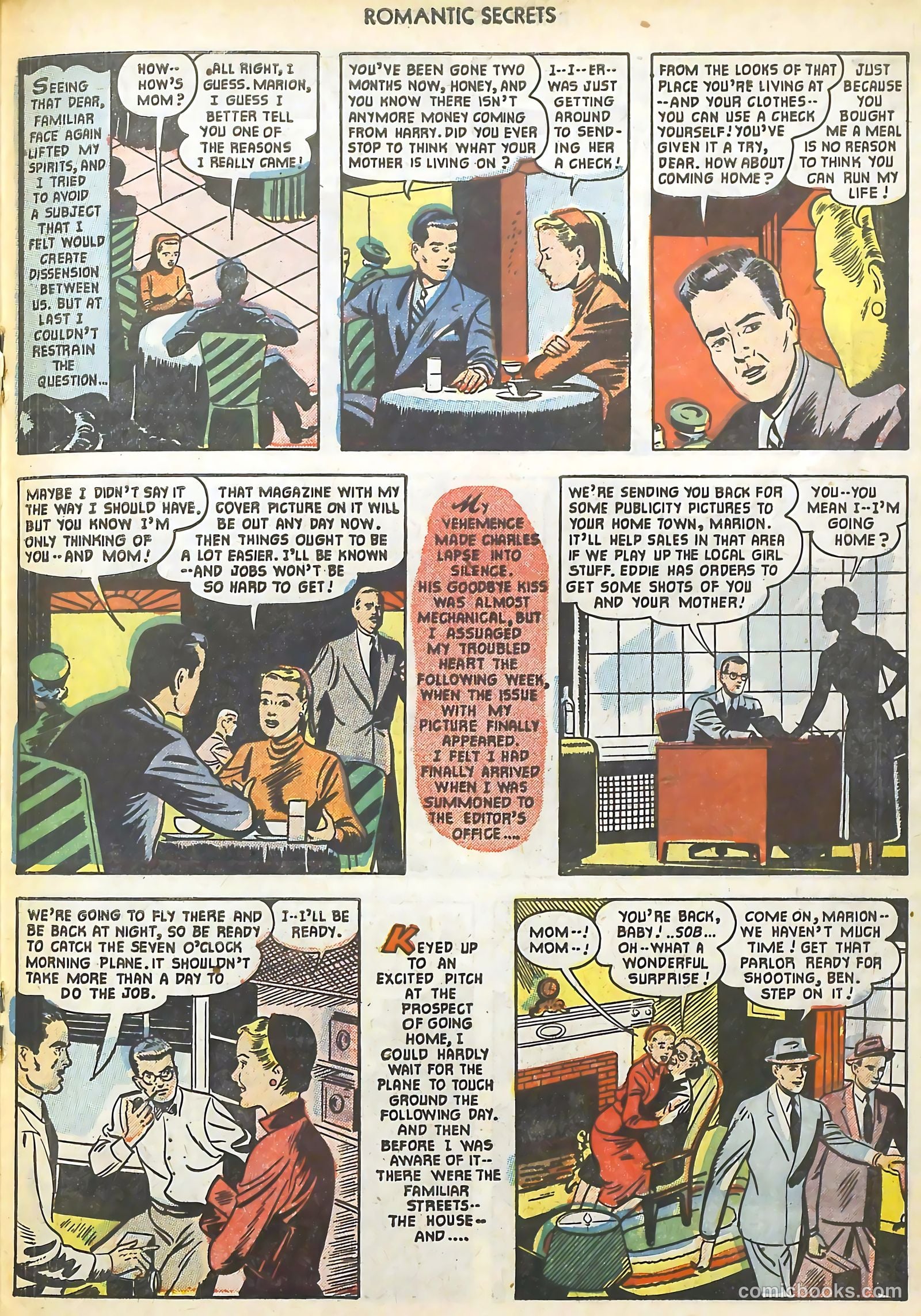 Romantic Secrets #25 (1951) — page 19 of 36