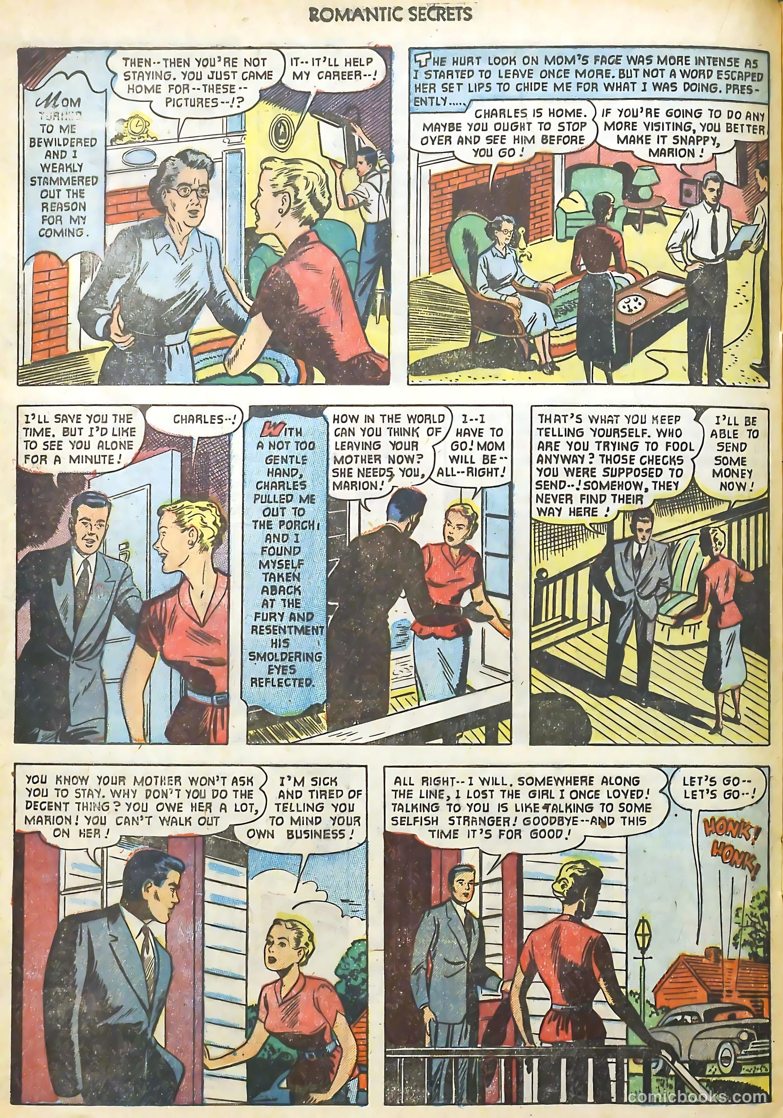 Romantic Secrets #25 (1951) — page 20 of 36
