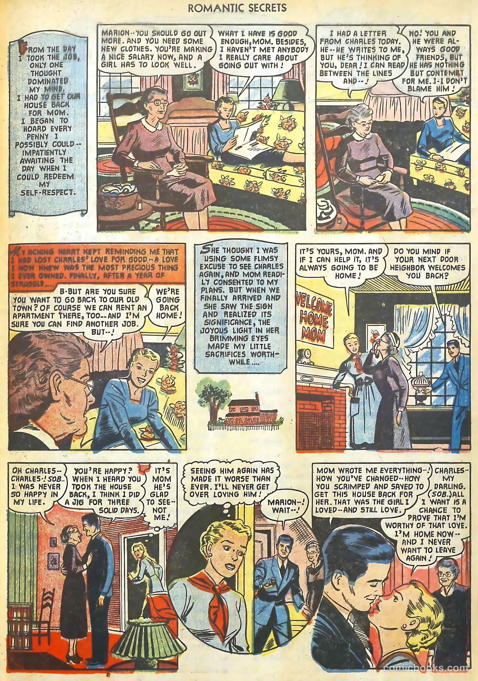 Romantic Secrets #25 (1951) — page 23 of 36