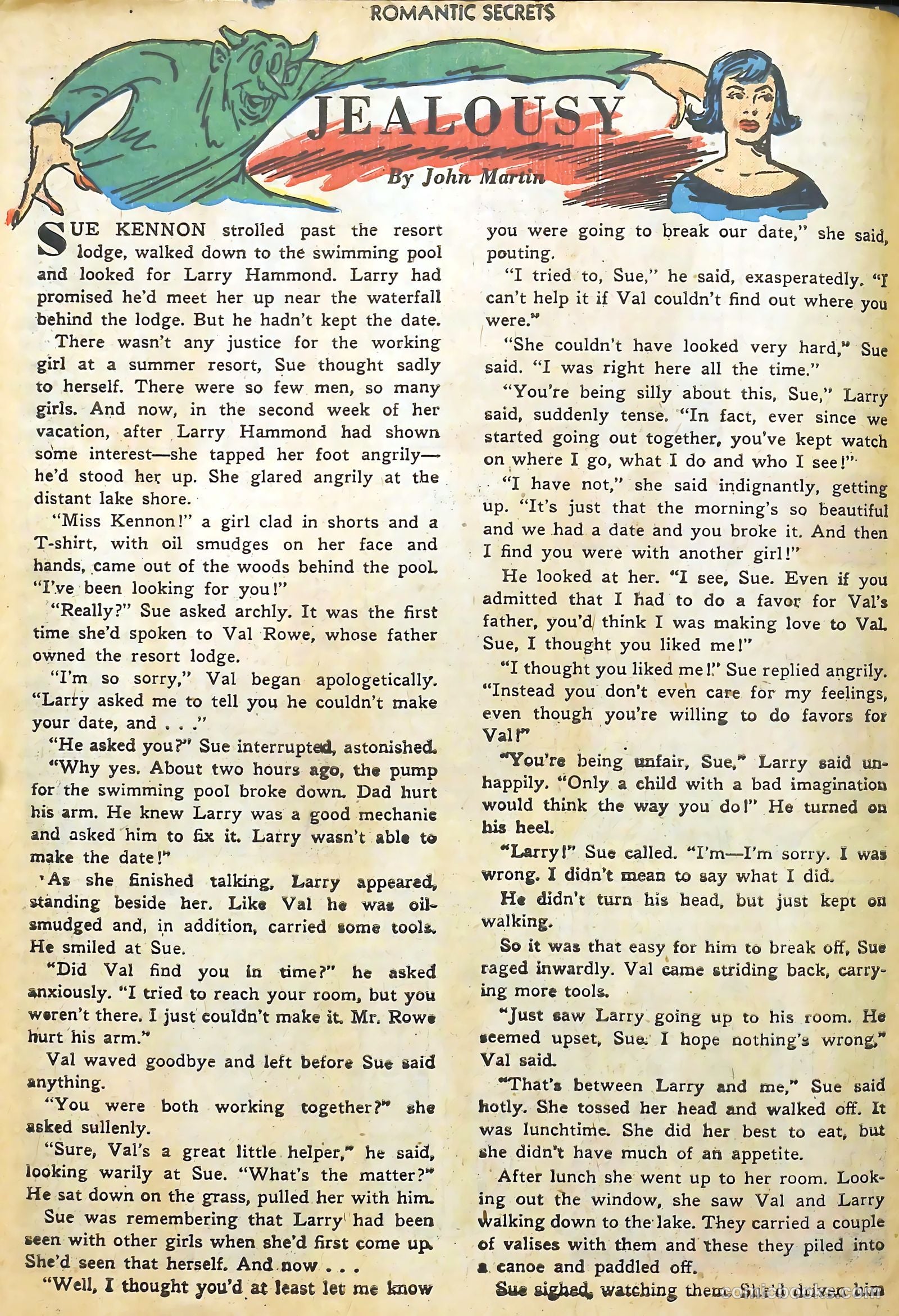 Romantic Secrets #25 (1951) — page 24 of 36