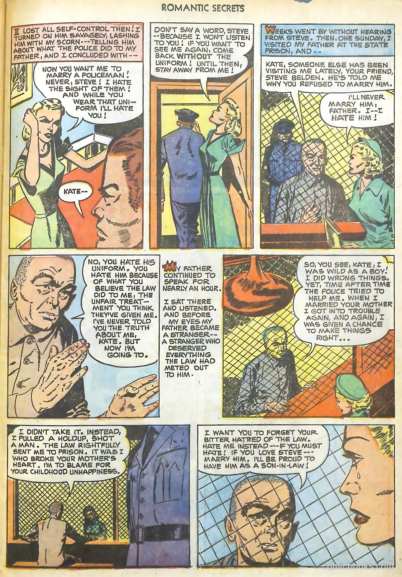 Romantic Secrets #25 (1951) — page 33 of 36