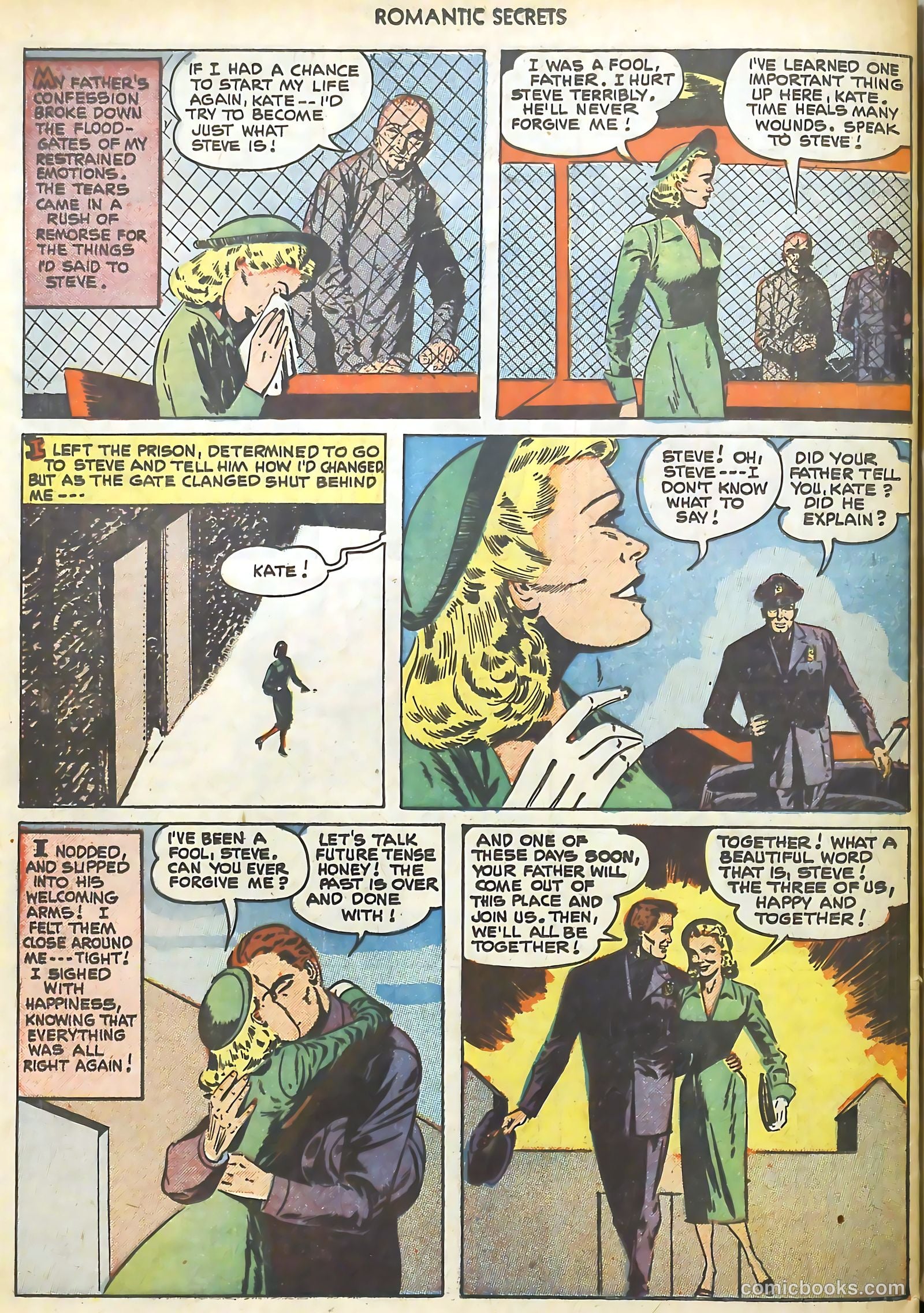 Romantic Secrets #25 (1951) — page 34 of 36