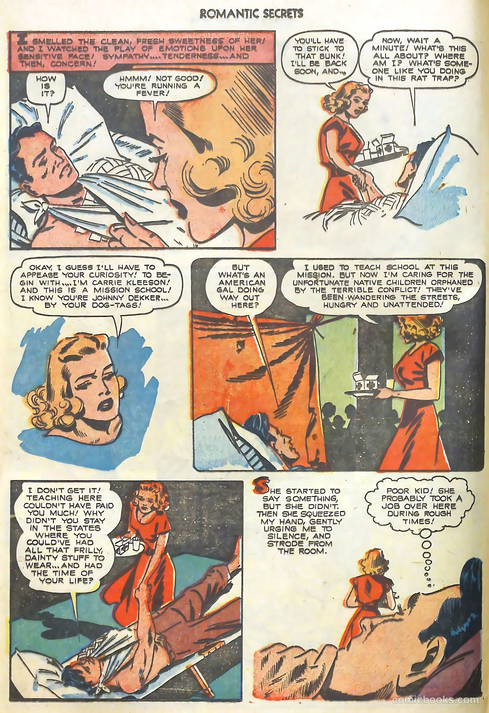Romantic Secrets #26 (1952) — page 6 of 36
