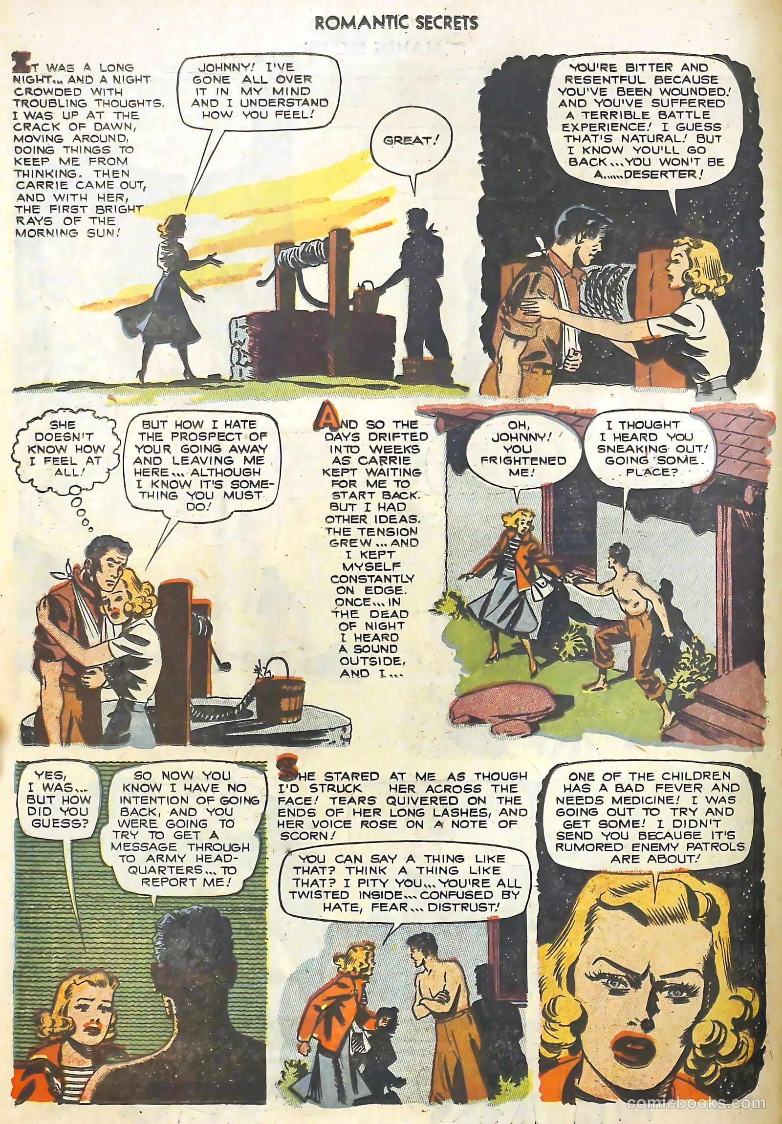 Romantic Secrets #26 (1952) — page 10 of 36