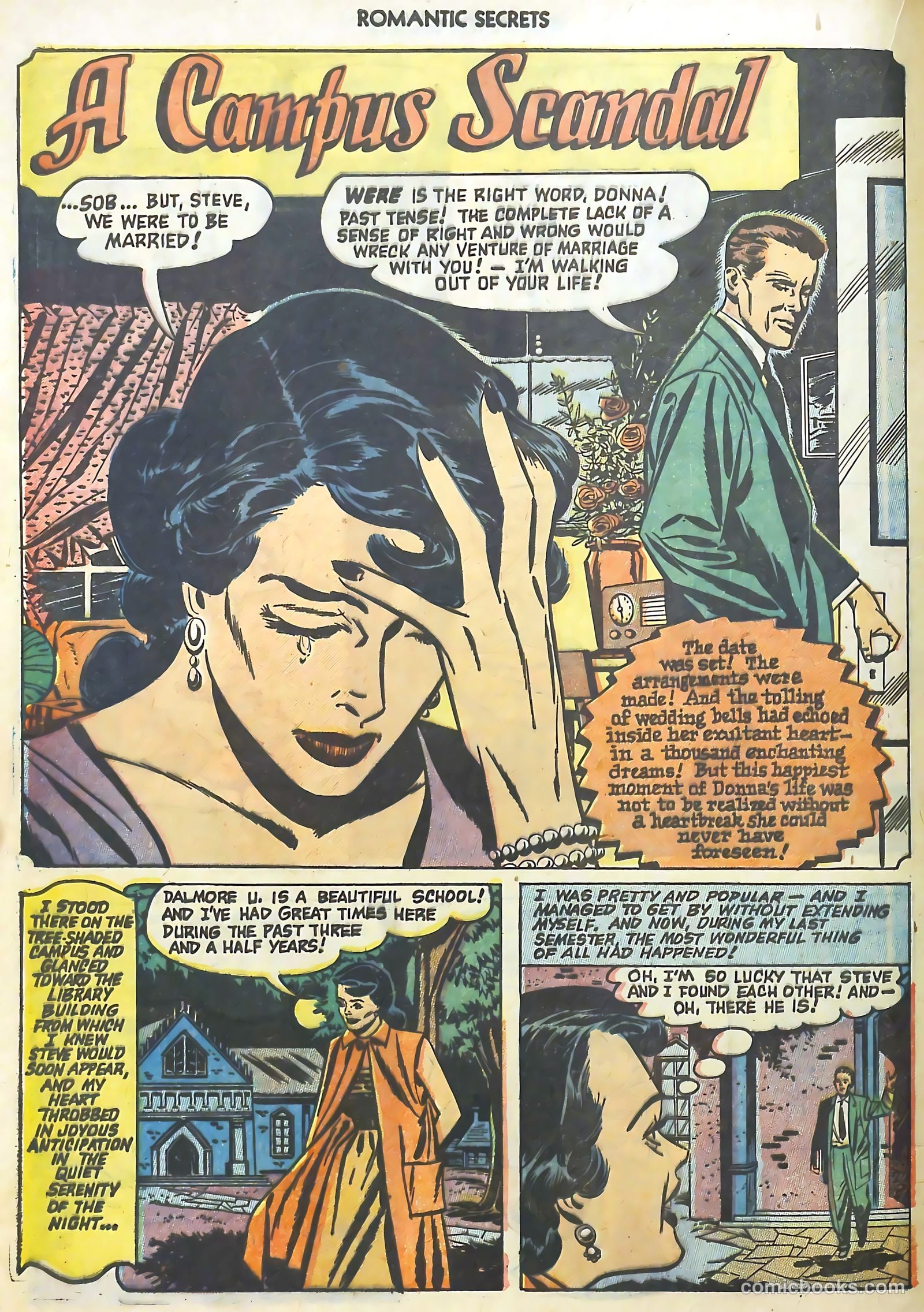Romantic Secrets #26 (1952) — page 14 of 36