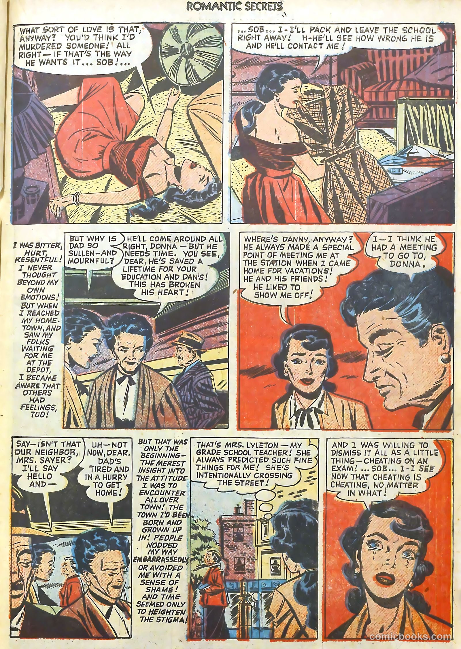 Romantic Secrets #26 (1952) — page 21 of 36