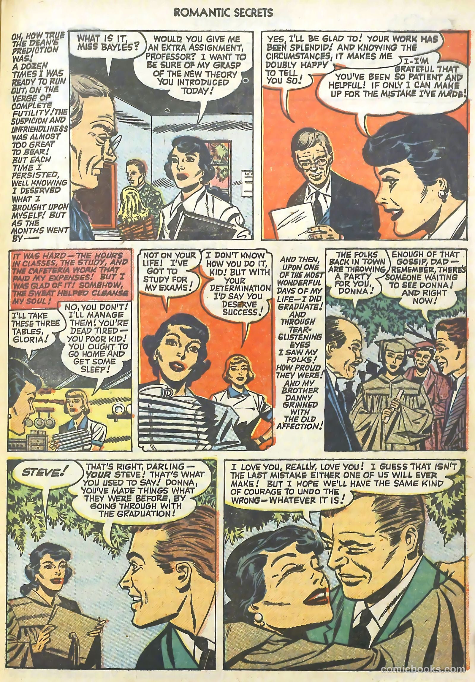 Romantic Secrets #26 (1952) — page 23 of 36