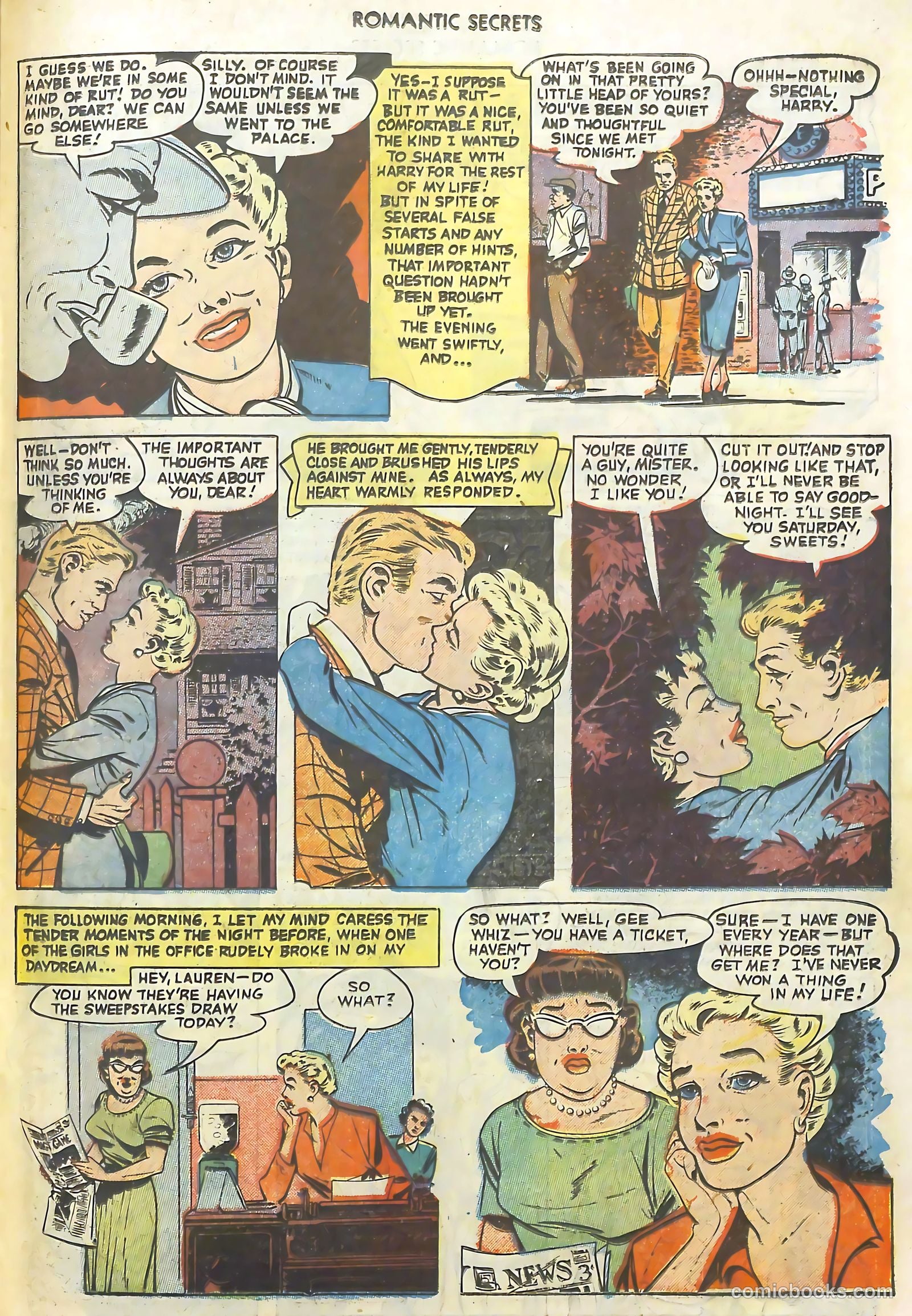 Romantic Secrets #26 (1952) — page 27 of 36