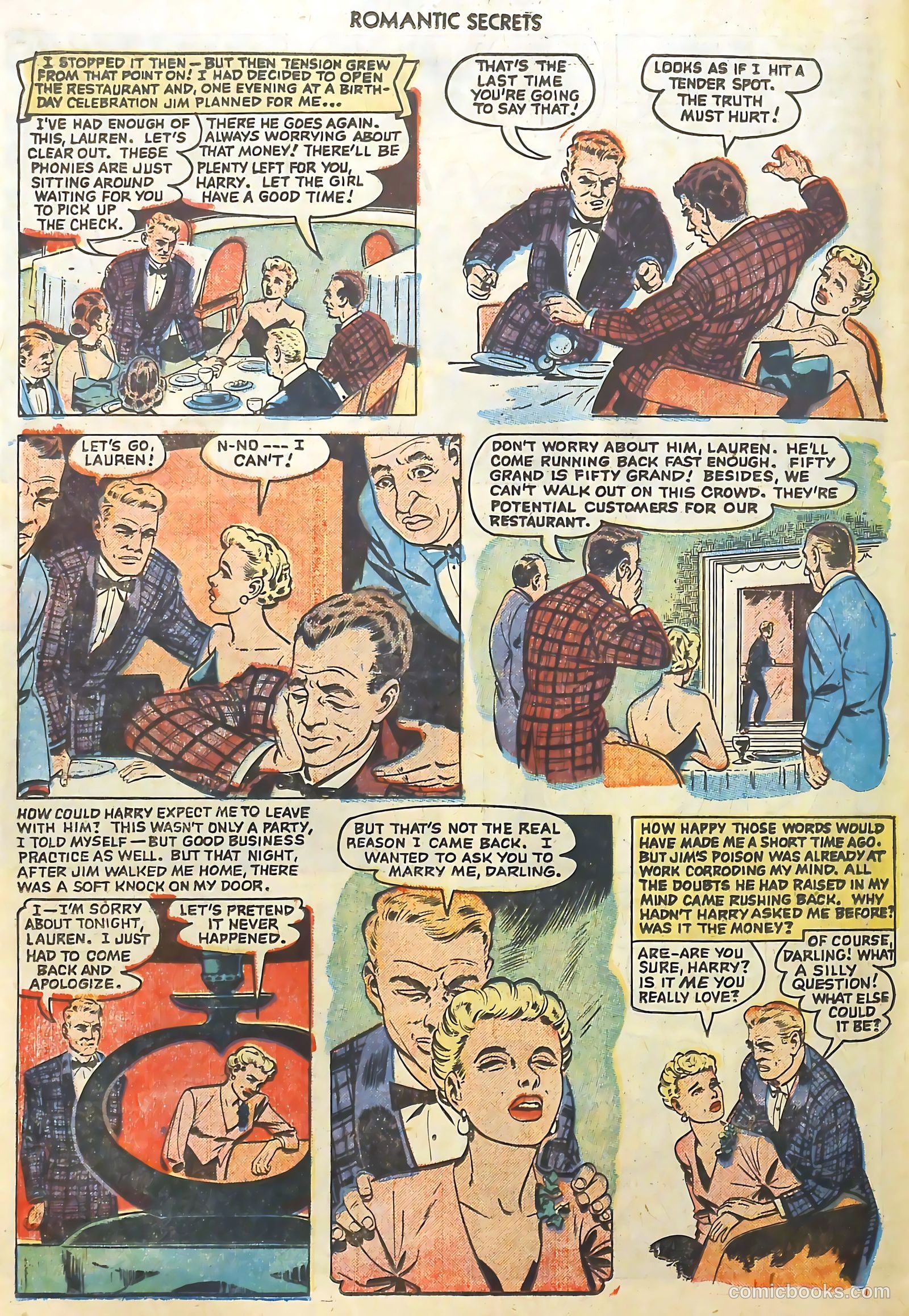 Romantic Secrets #26 (1952) — page 32 of 36