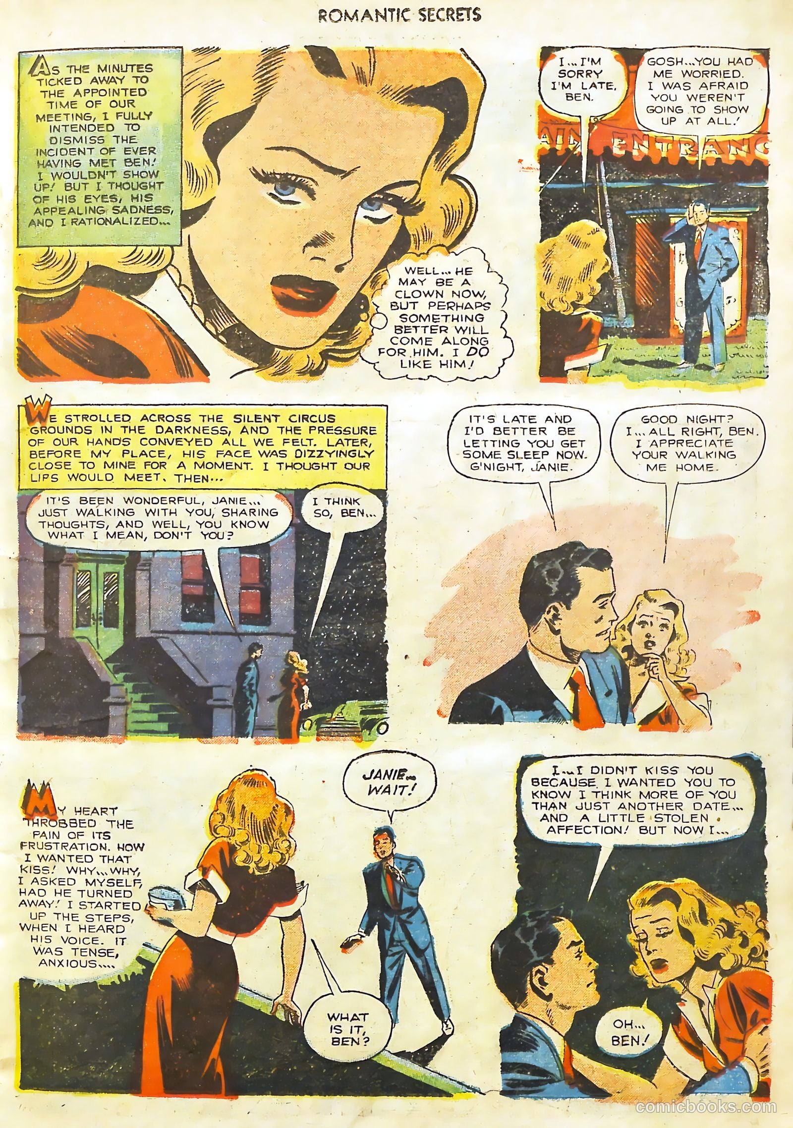 Romantic Secrets #27 (1952) — page 7 of 36