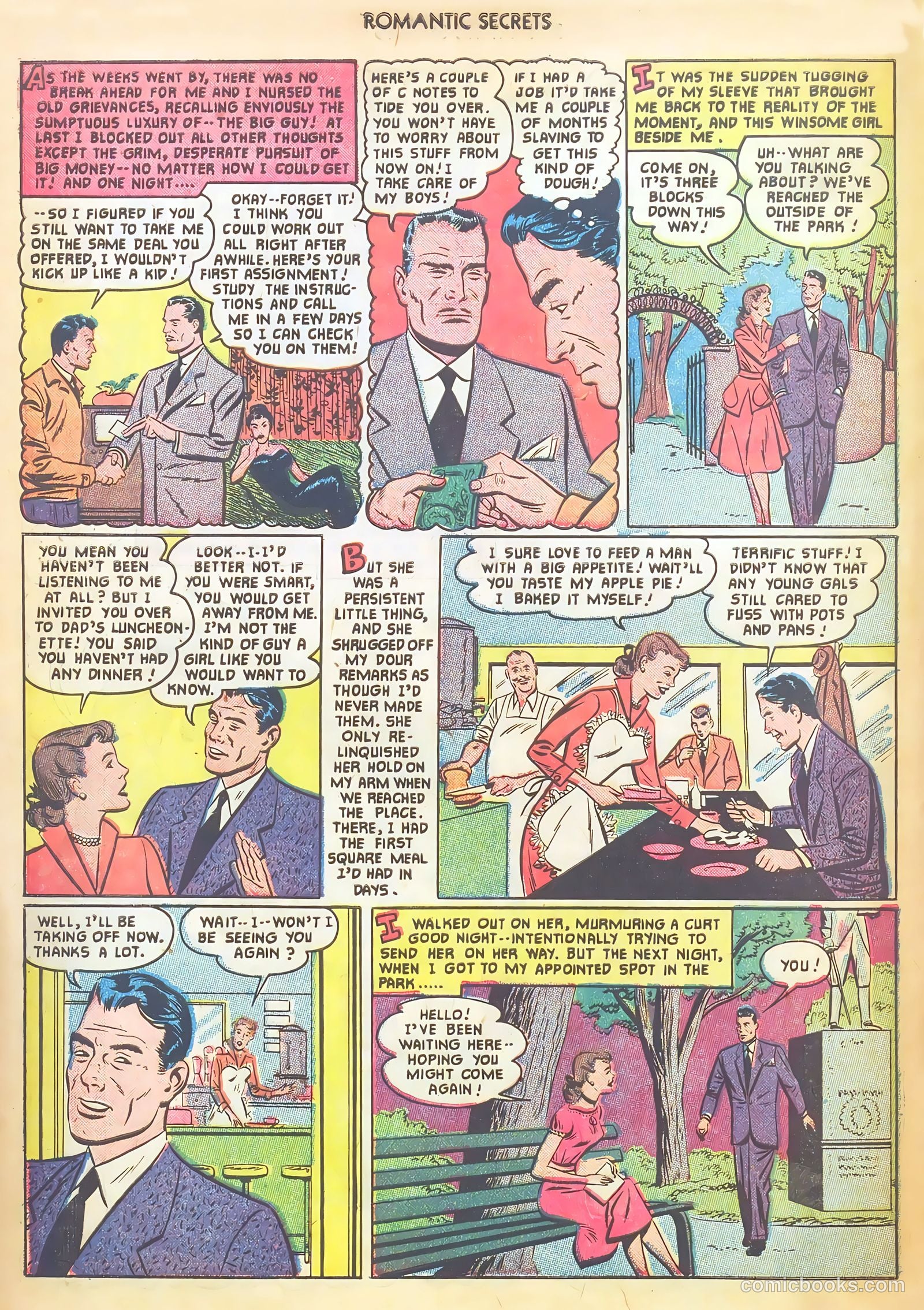 Romantic Secrets #27 (1952) — page 18 of 36