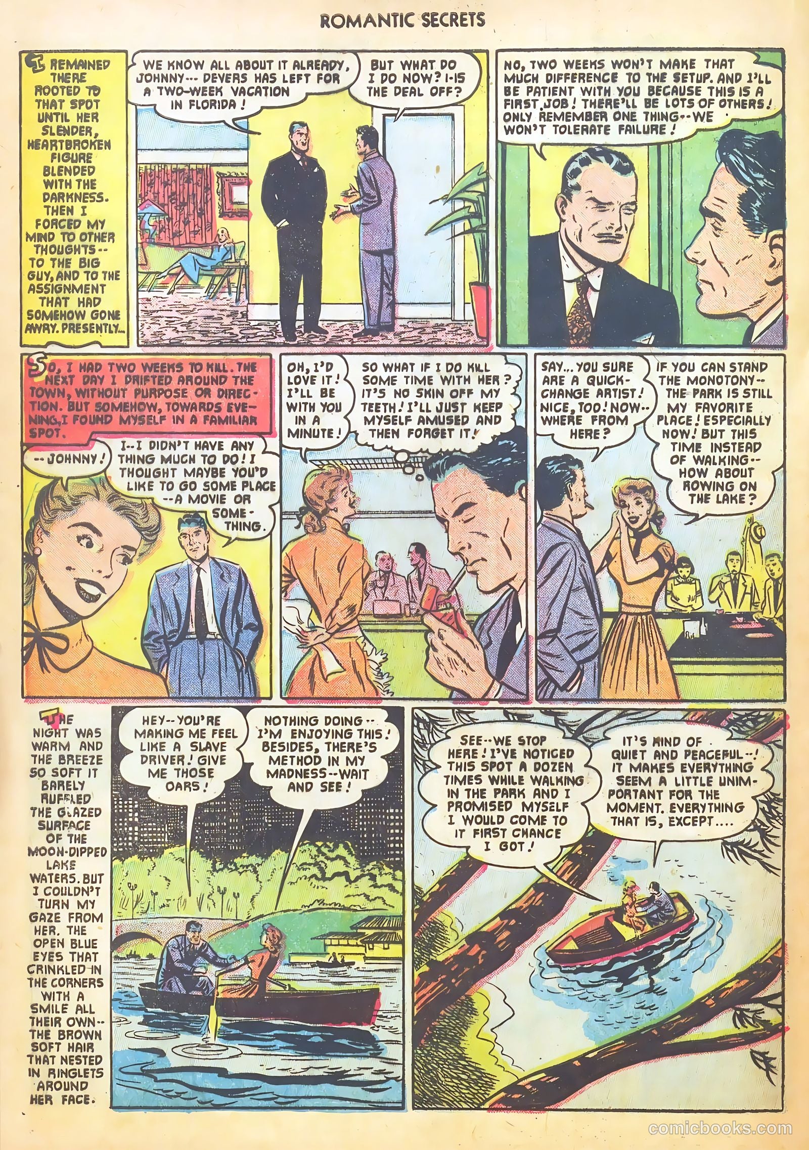 Romantic Secrets #27 (1952) — page 20 of 36