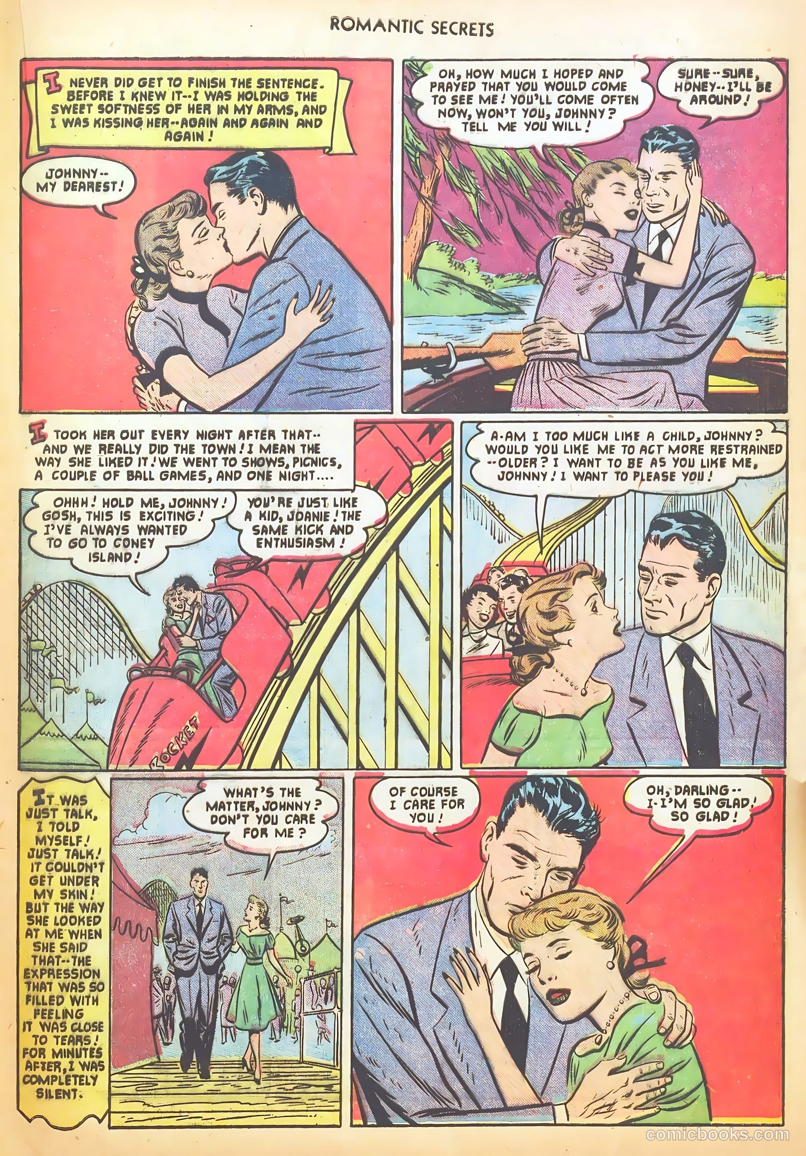 Romantic Secrets #27 (1952) — page 21 of 36