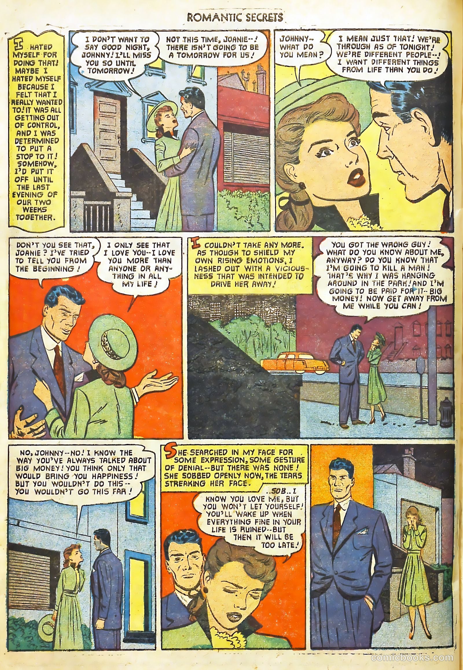 Romantic Secrets #27 (1952) — page 22 of 36