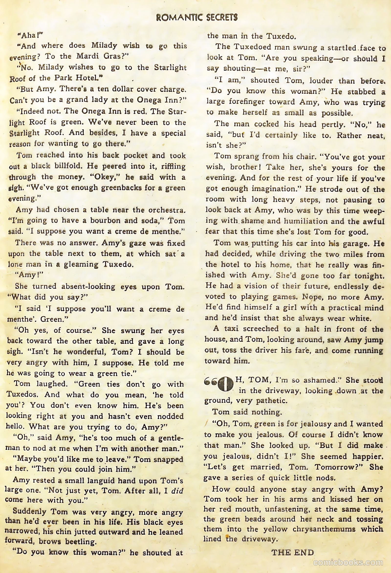 Romantic Secrets #27 (1952) — page 25 of 36