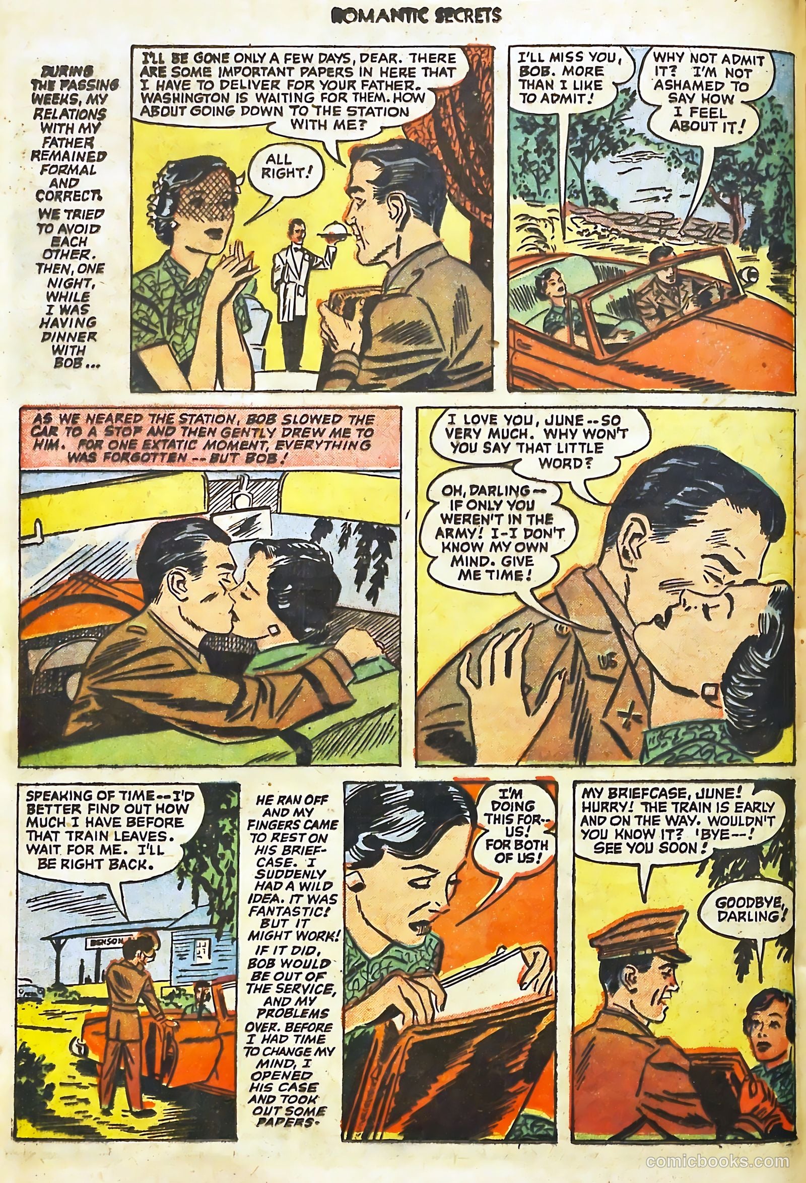 Romantic Secrets #27 (1952) — page 32 of 36