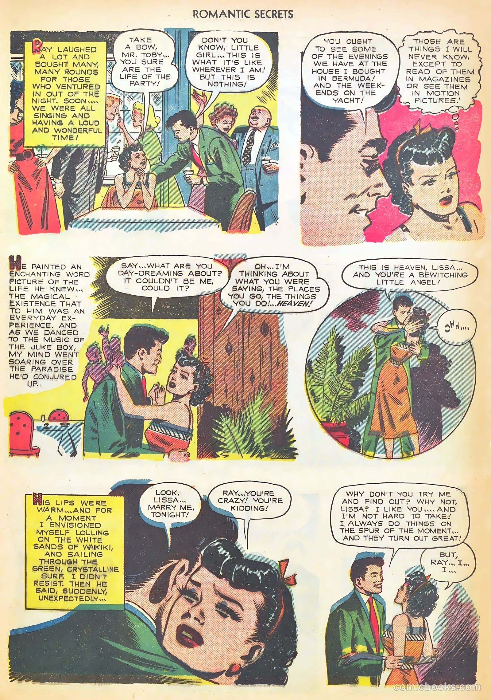 Romantic Secrets #28 (1952) — page 7 of 36