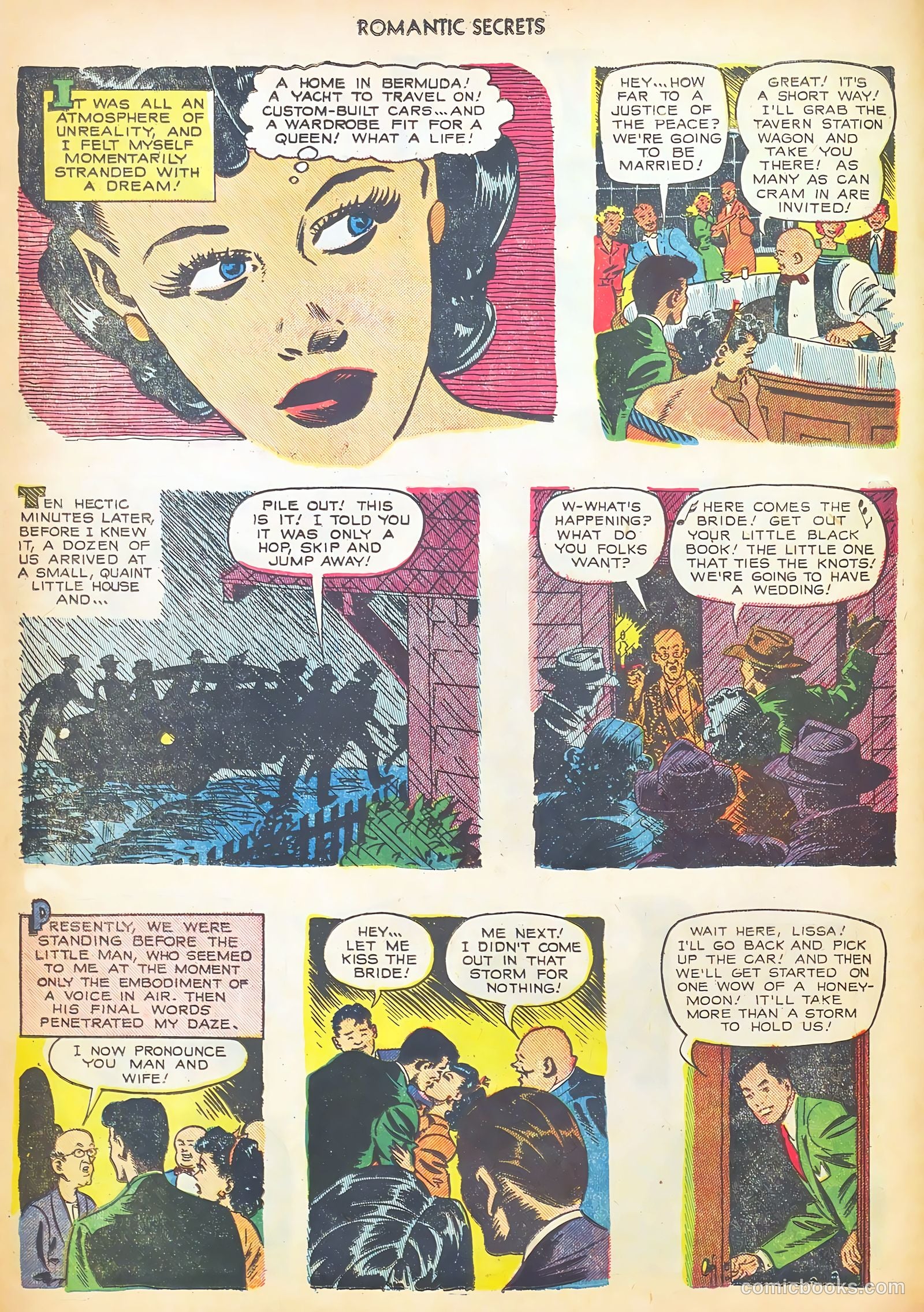 Romantic Secrets #28 (1952) — page 8 of 36