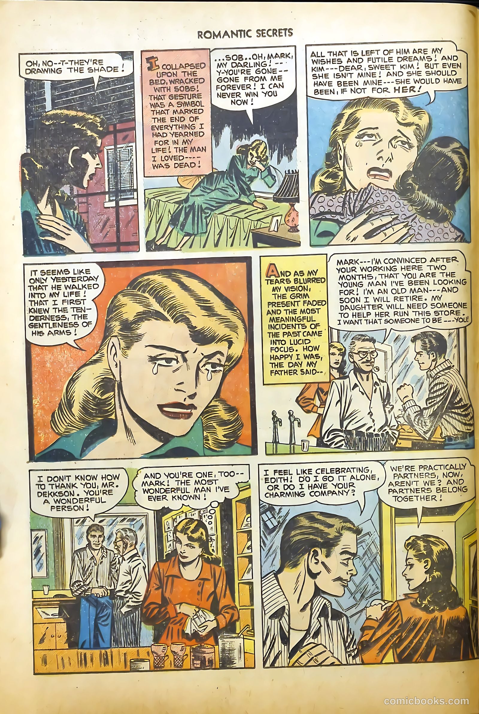 Romantic Secrets #30 (1952) — page 4 of 36