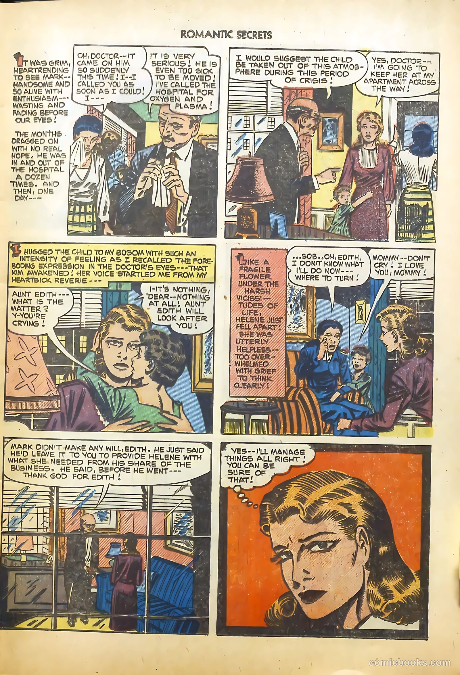 Romantic Secrets #30 (1952) — page 9 of 36