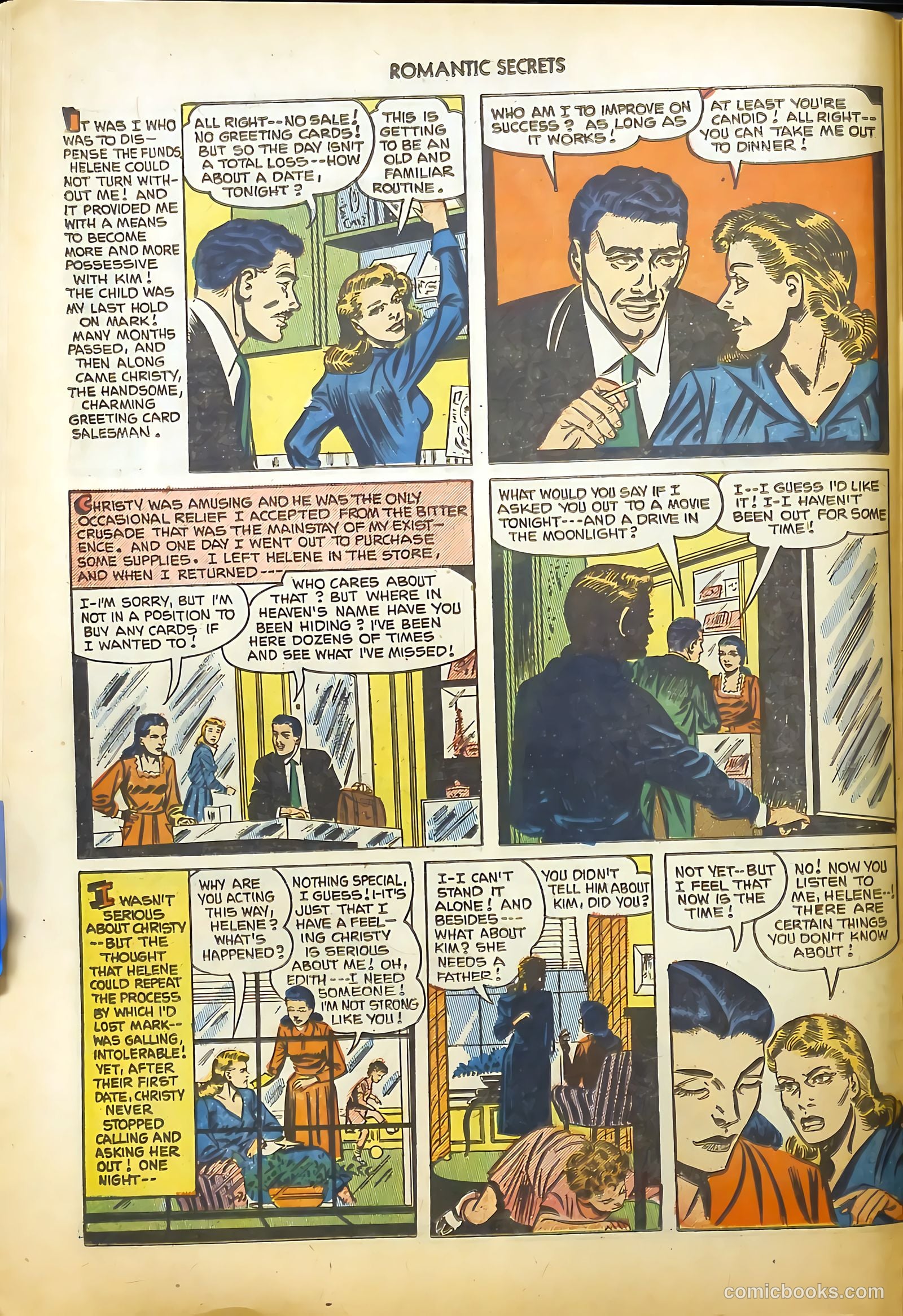 Romantic Secrets #30 (1952) — page 10 of 36