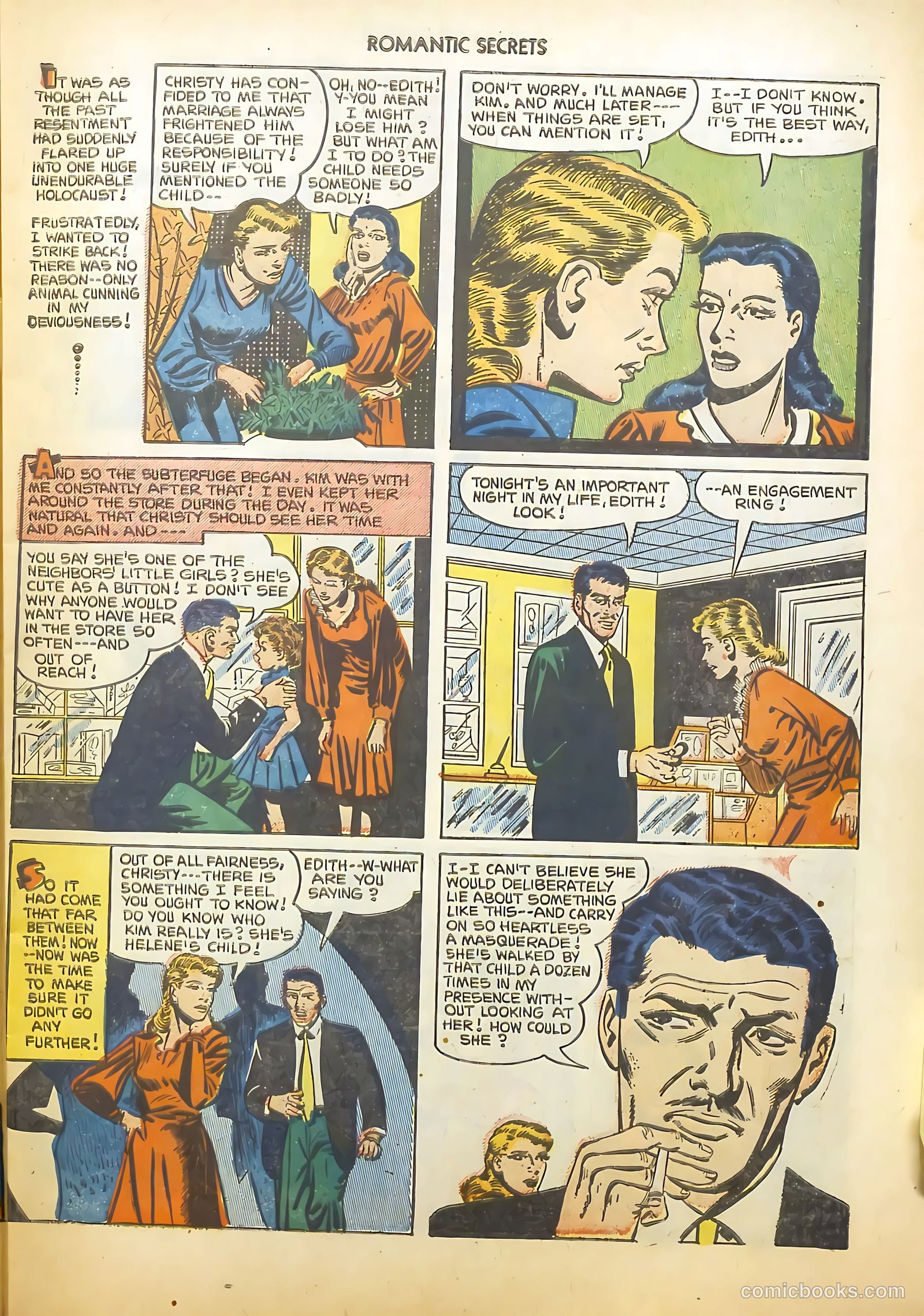 Romantic Secrets #30 (1952) — page 11 of 36