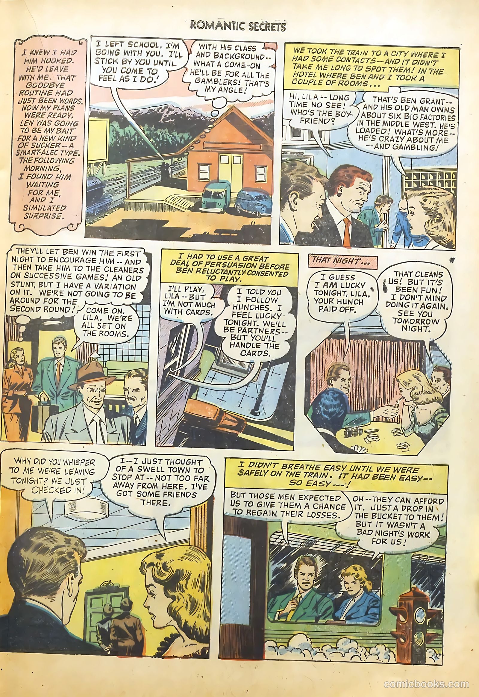 Romantic Secrets #30 (1952) — page 17 of 36