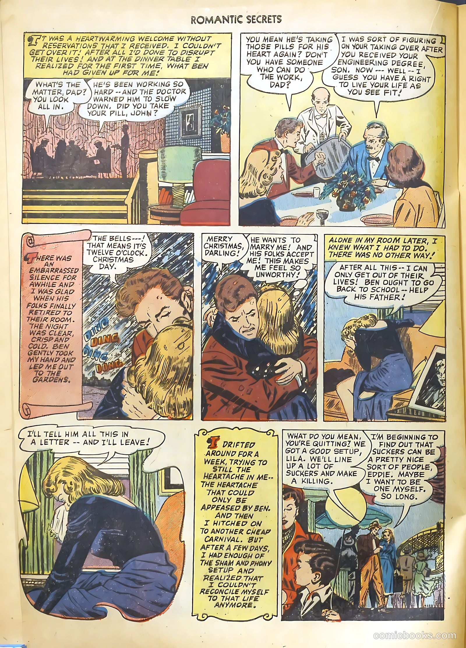 Romantic Secrets #30 (1952) — page 20 of 36