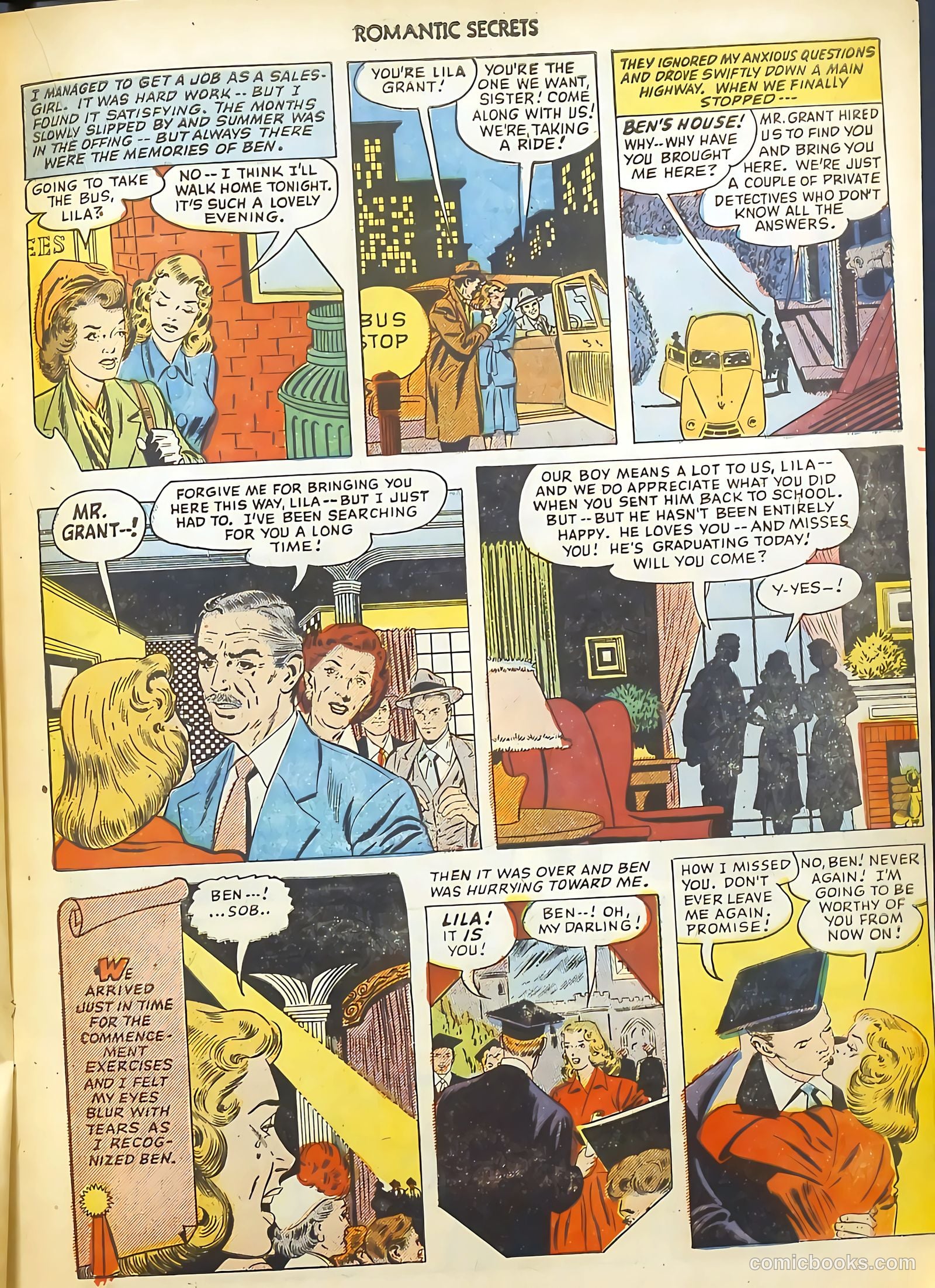 Romantic Secrets #30 (1952) — page 21 of 36