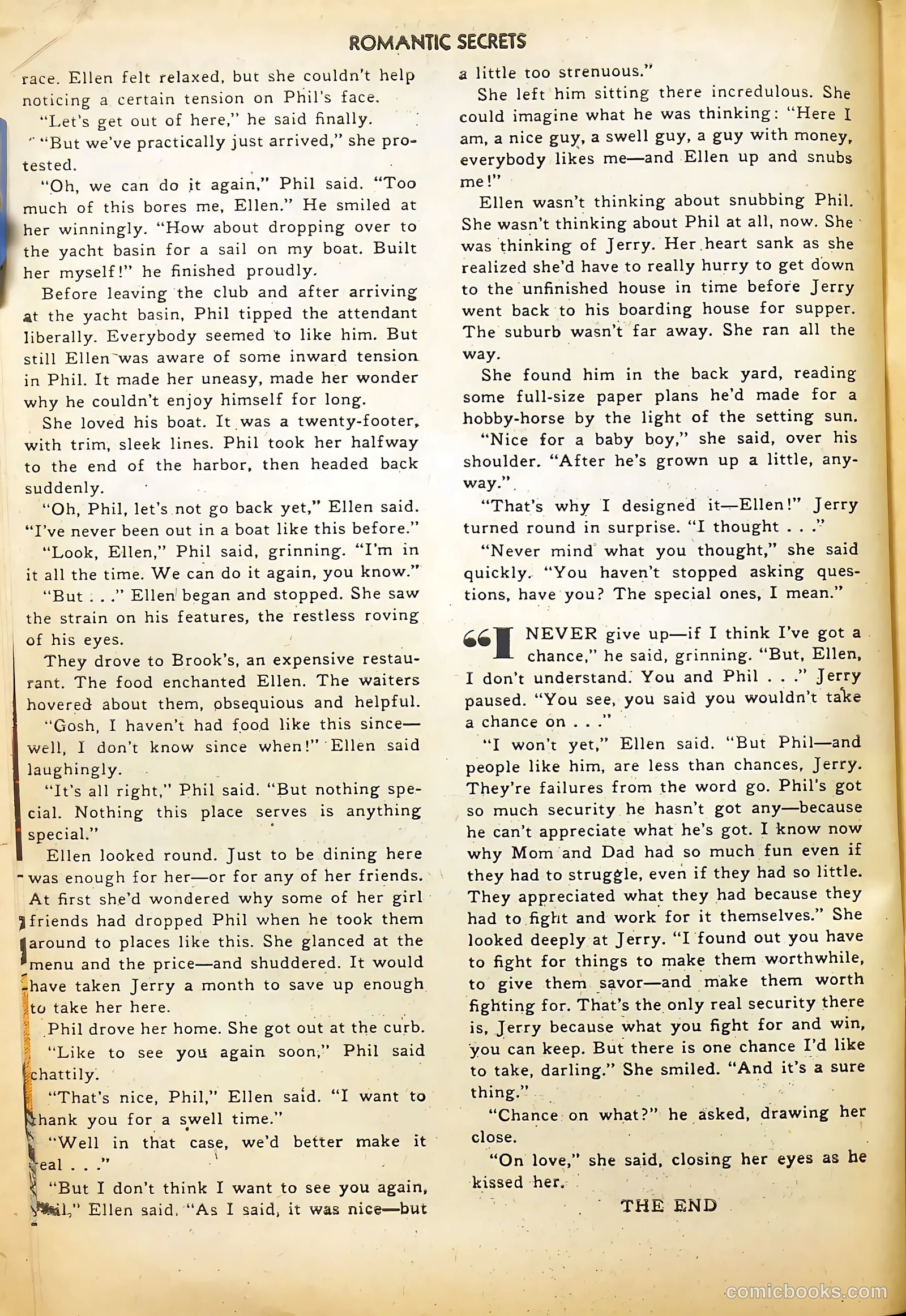 Romantic Secrets #30 (1952) — page 24 of 36