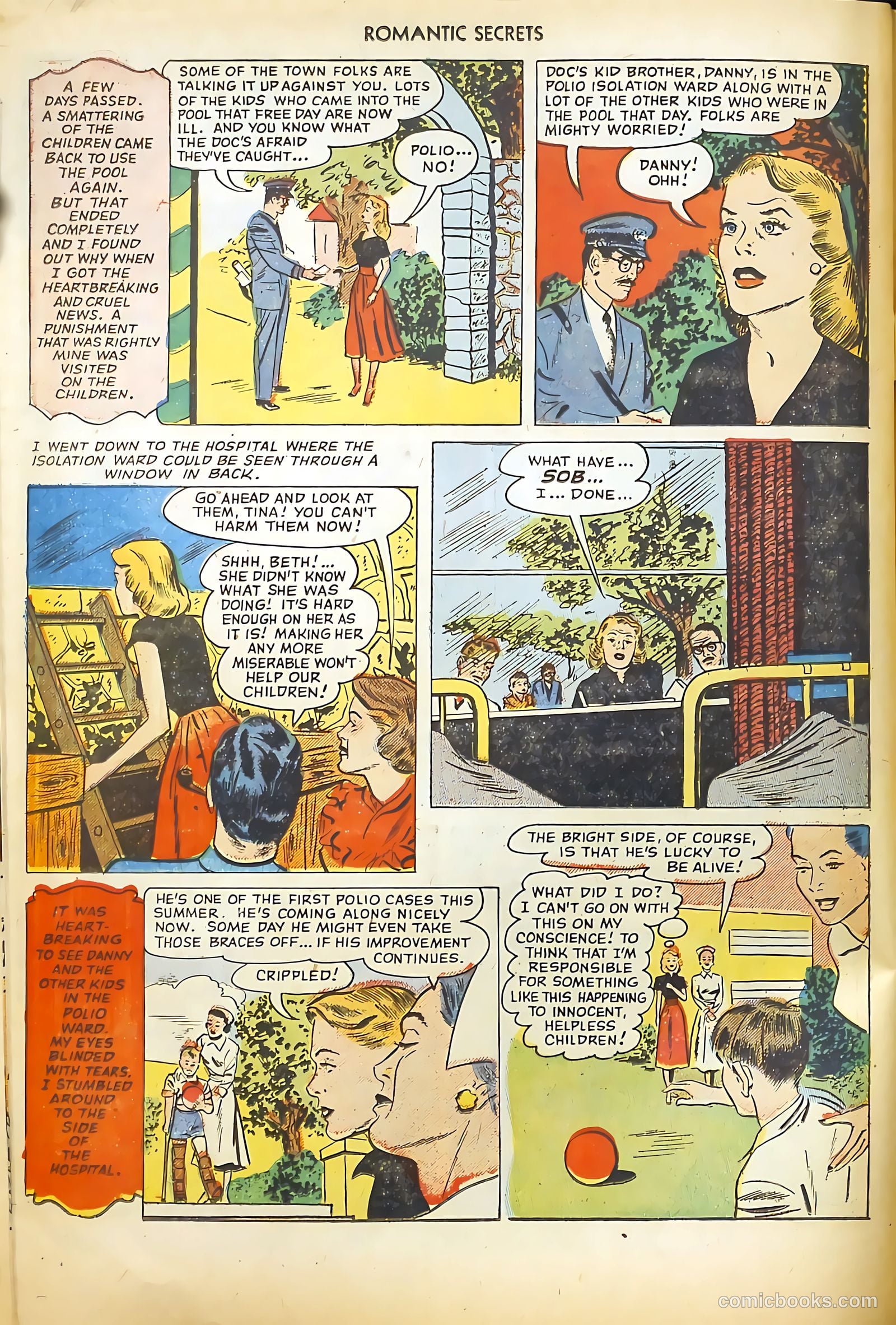 Romantic Secrets #30 (1952) — page 32 of 36