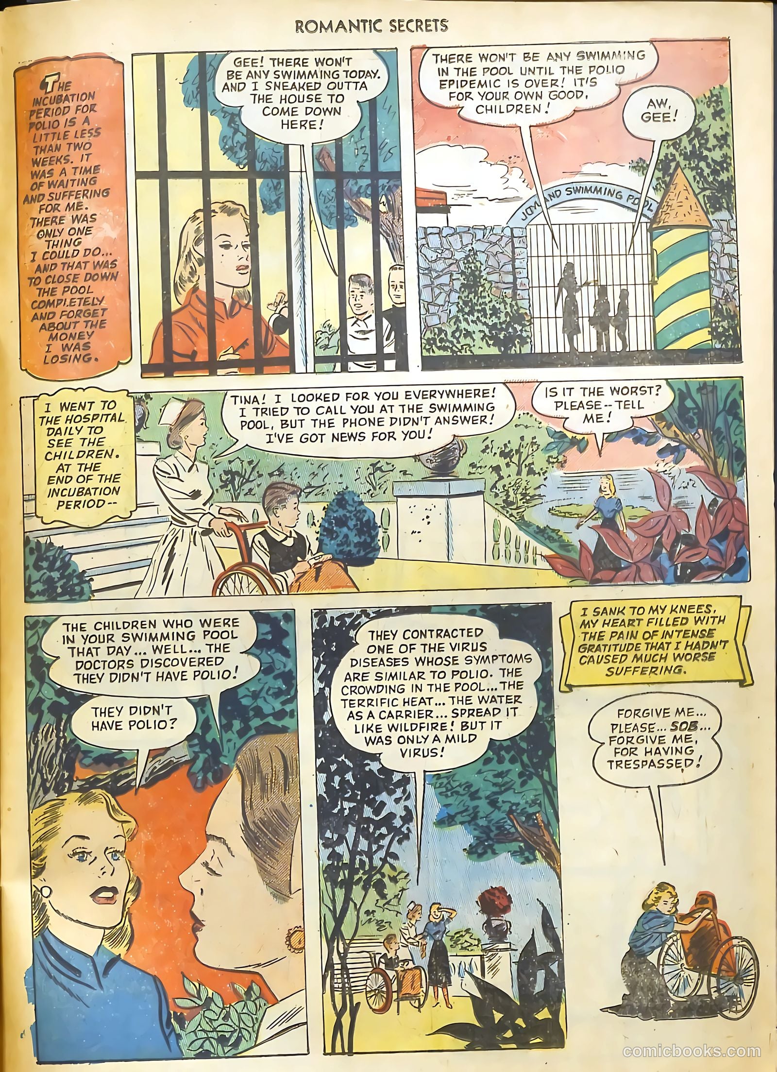 Romantic Secrets #30 (1952) — page 33 of 36