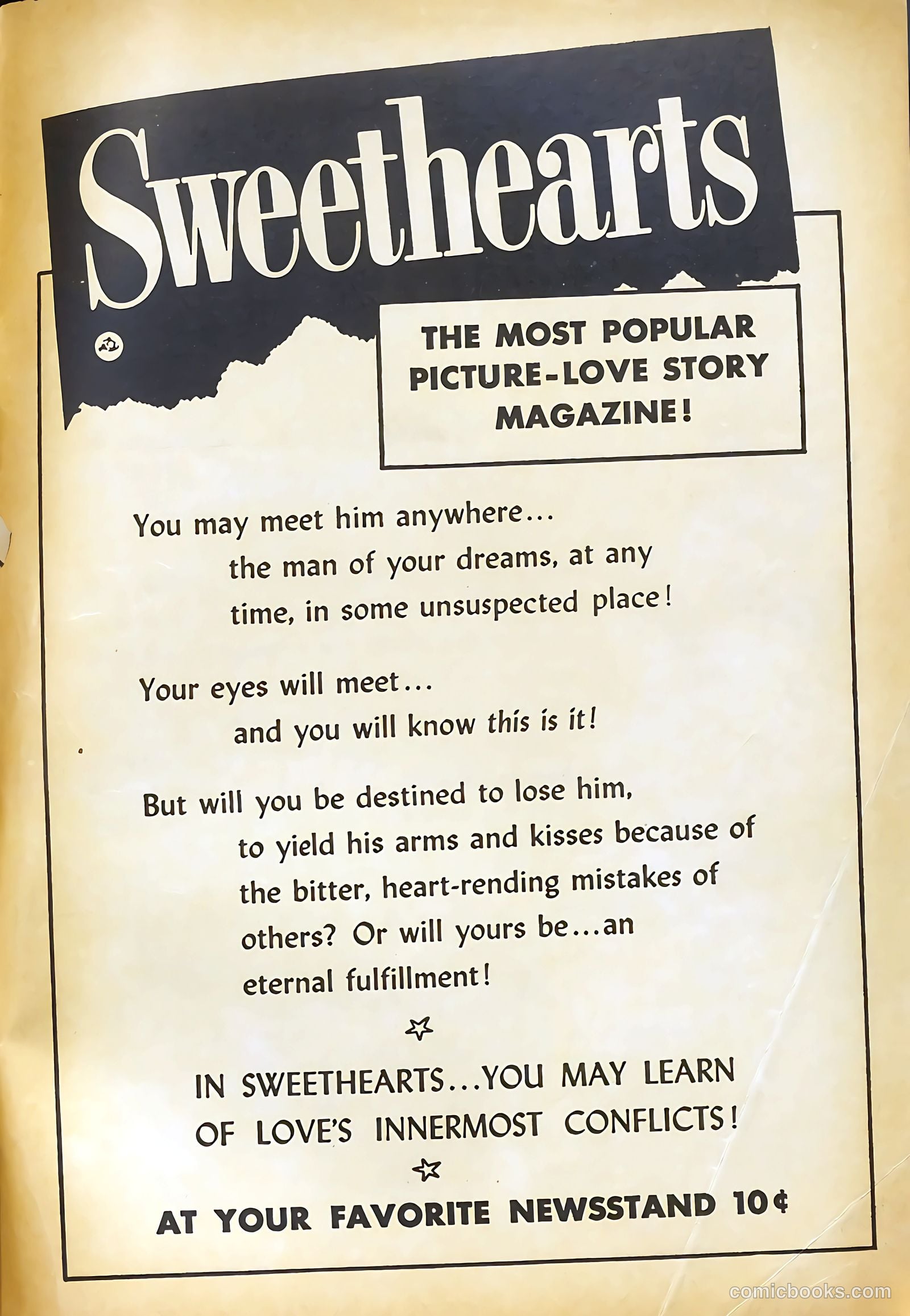 Romantic Secrets #30 (1952) — page 35 of 36