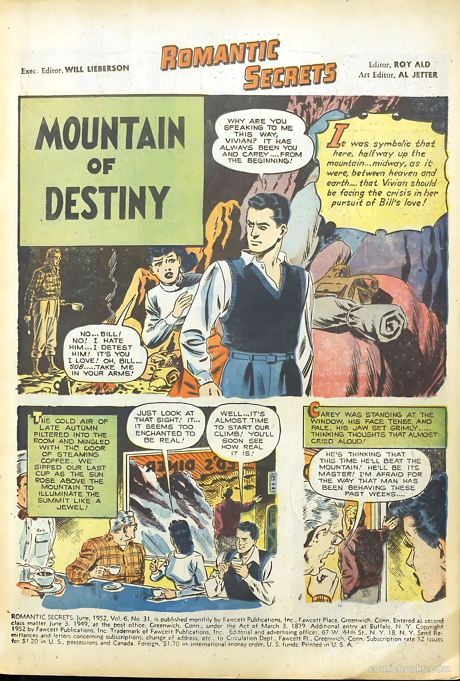 Romantic Secrets #31 (1952) — page 3 of 36