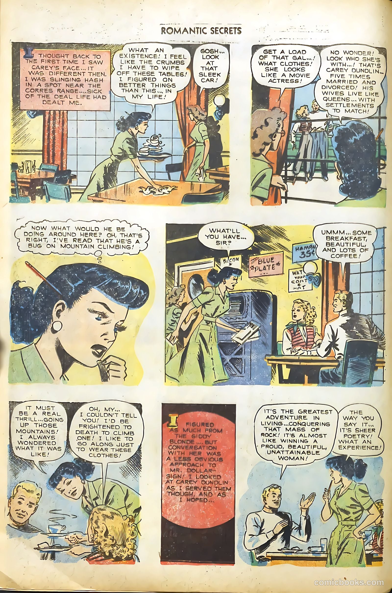 Romantic Secrets #31 (1952) — page 4 of 36