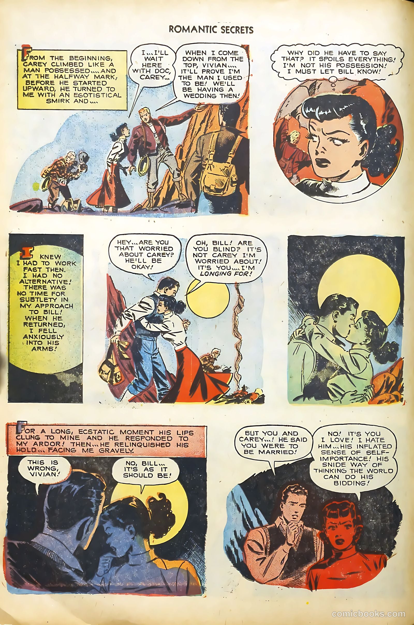 Romantic Secrets #31 (1952) — page 8 of 36