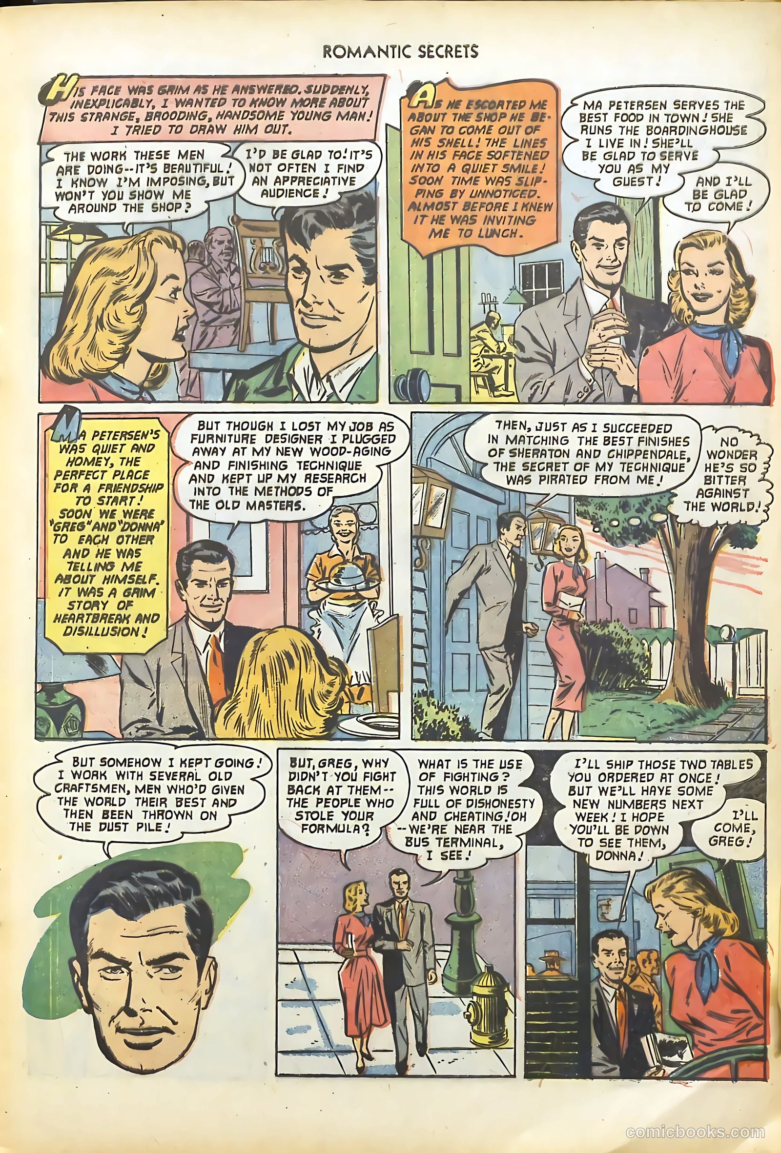 Romantic Secrets #31 (1952) — page 15 of 36