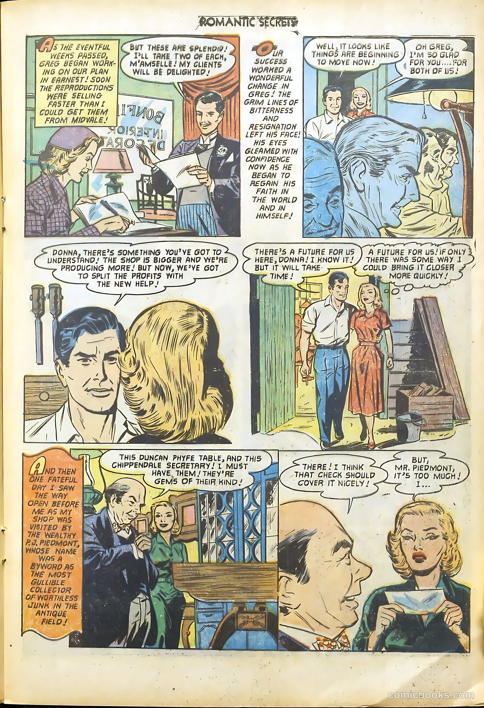 Romantic Secrets #31 (1952) — page 17 of 36