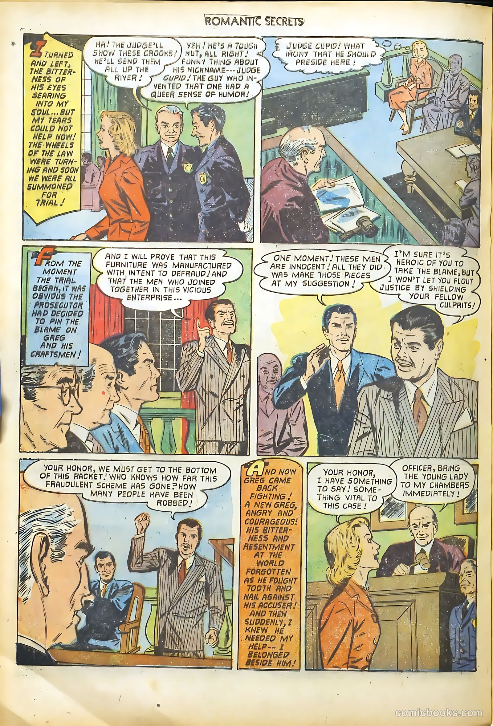 Romantic Secrets #31 (1952) — page 20 of 36