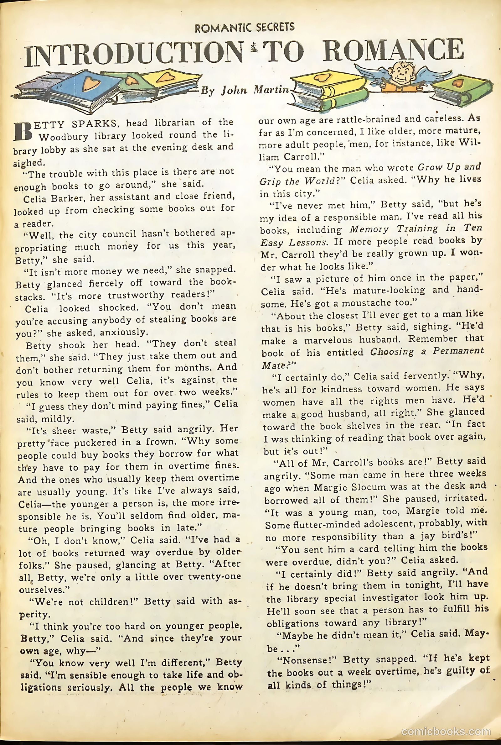 Romantic Secrets #31 (1952) — page 23 of 36