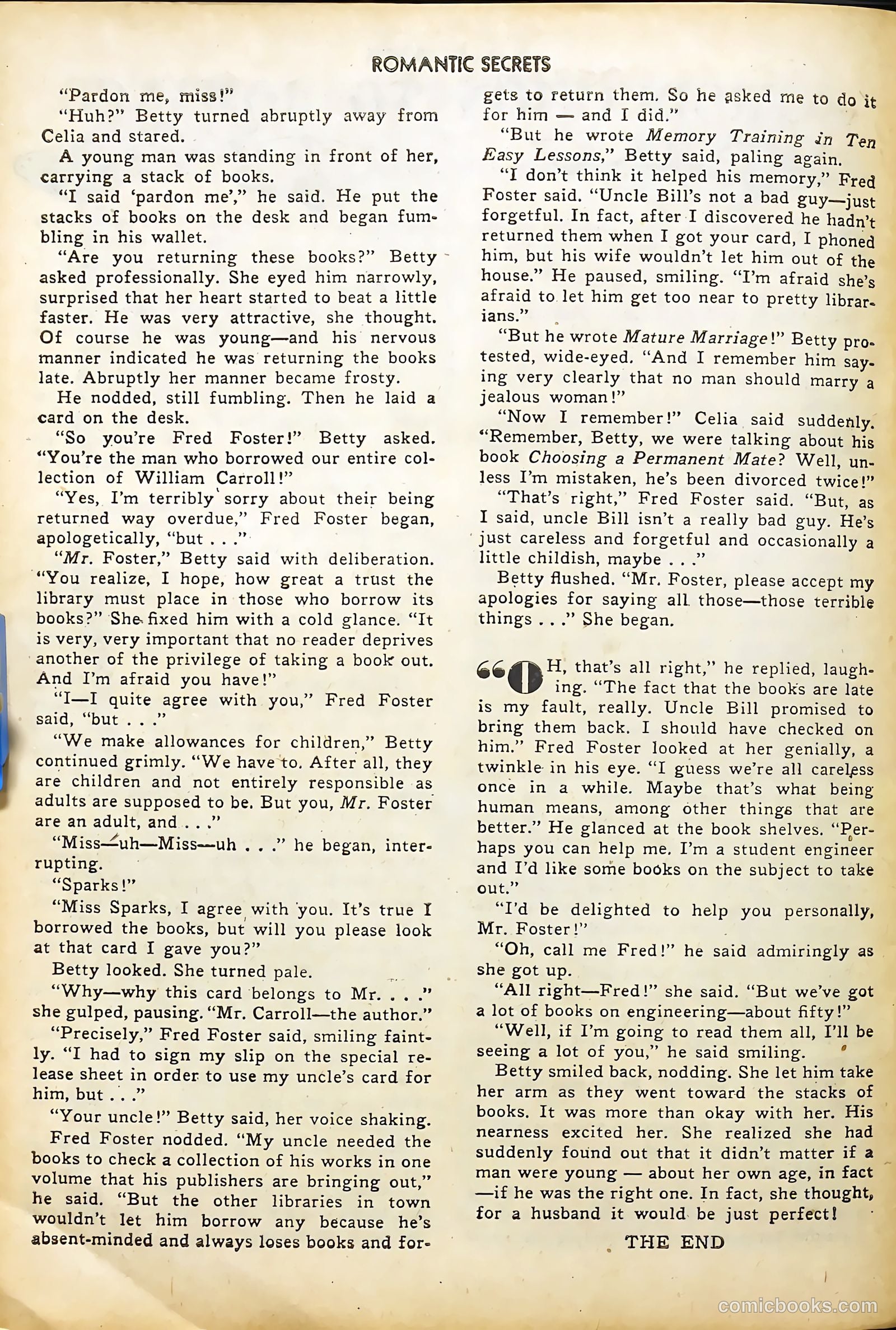 Romantic Secrets #31 (1952) — page 24 of 36
